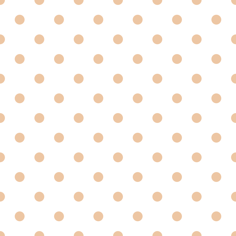 Tacao Dots Fabric - White