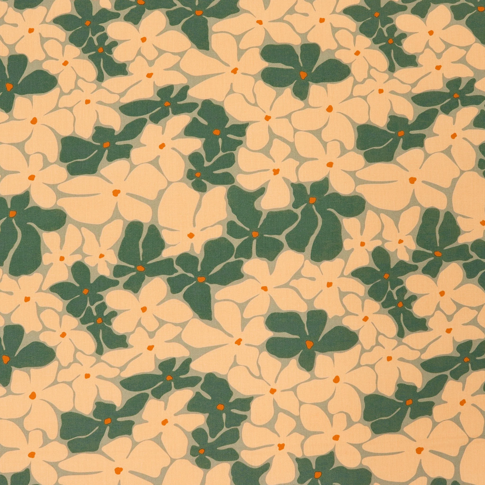Tangerine Fabric Collection - Bloom Burst Sunset