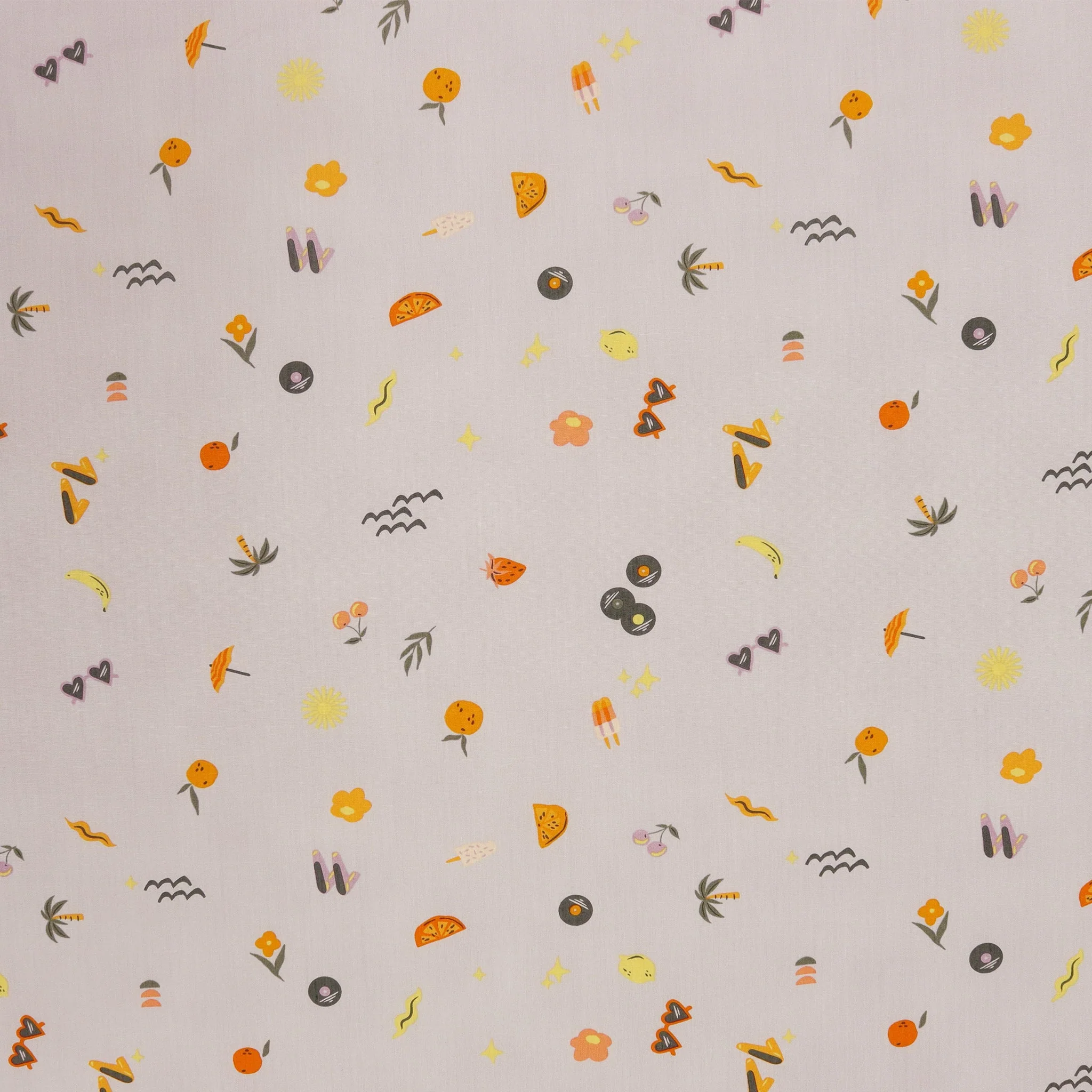 Tangerine Fabric Collection -  Retro Summer