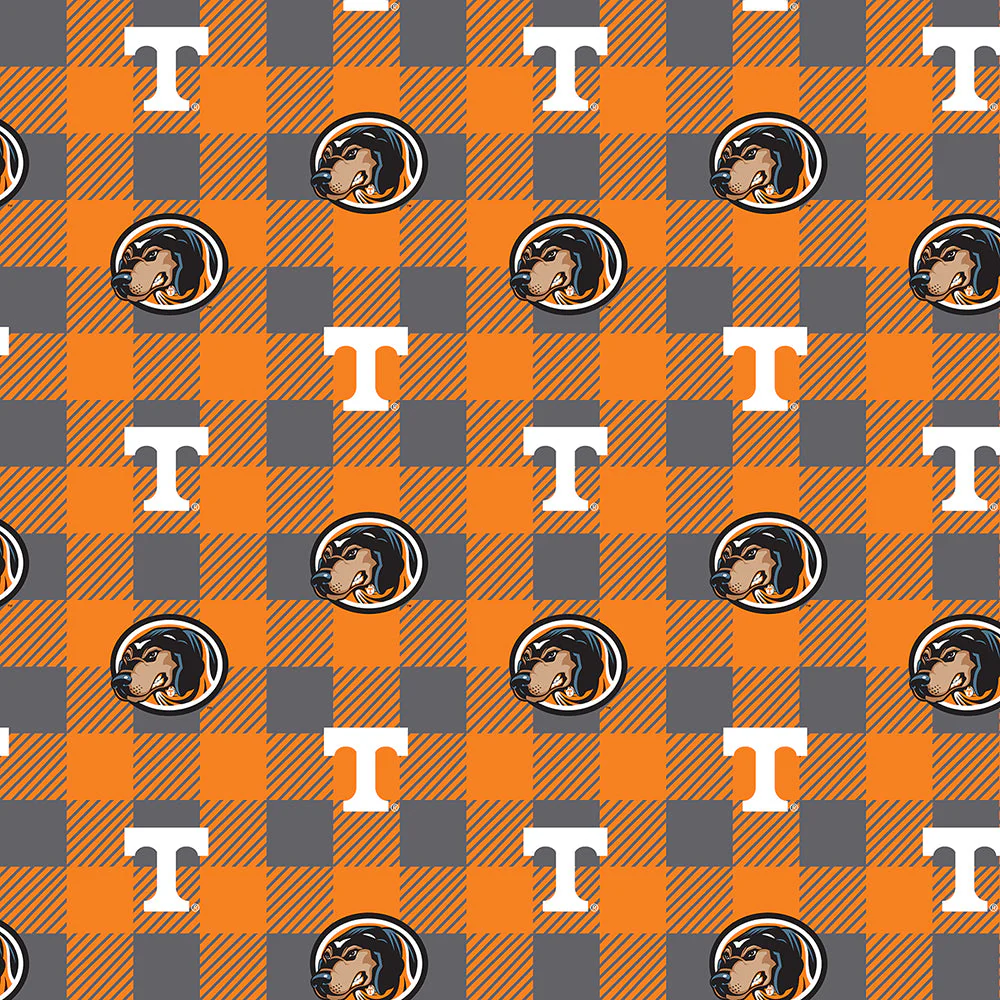 Tennessee Vols Buffalo Plaid in Fleece - Image 4
