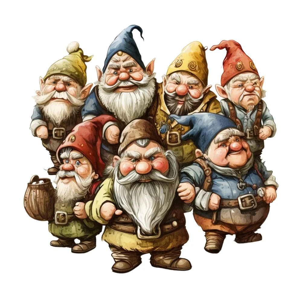 The 7 Dwarfs #4 Fabric Panel