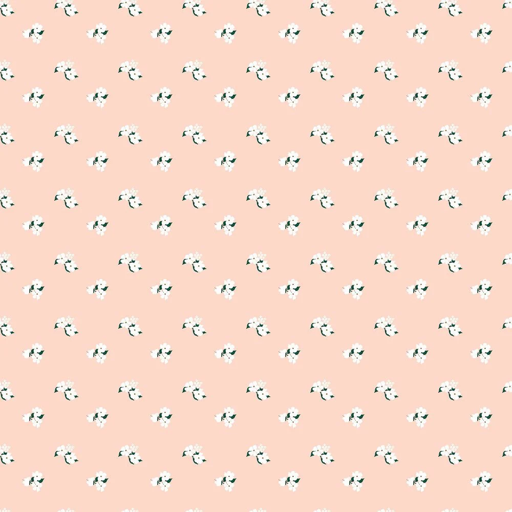 The Bees Knees Tiny Flowers Fabric - Pink