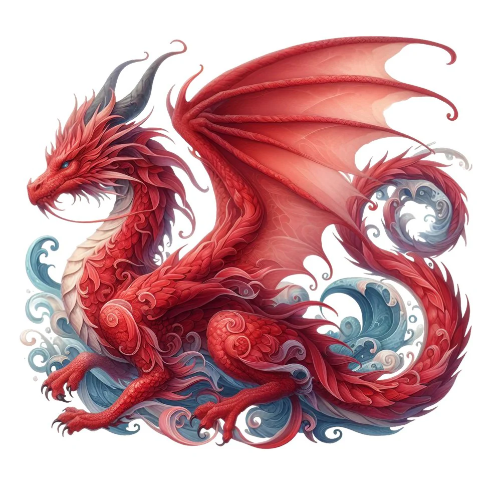 The Dragon Lair Dragon #36 Fabric Panel