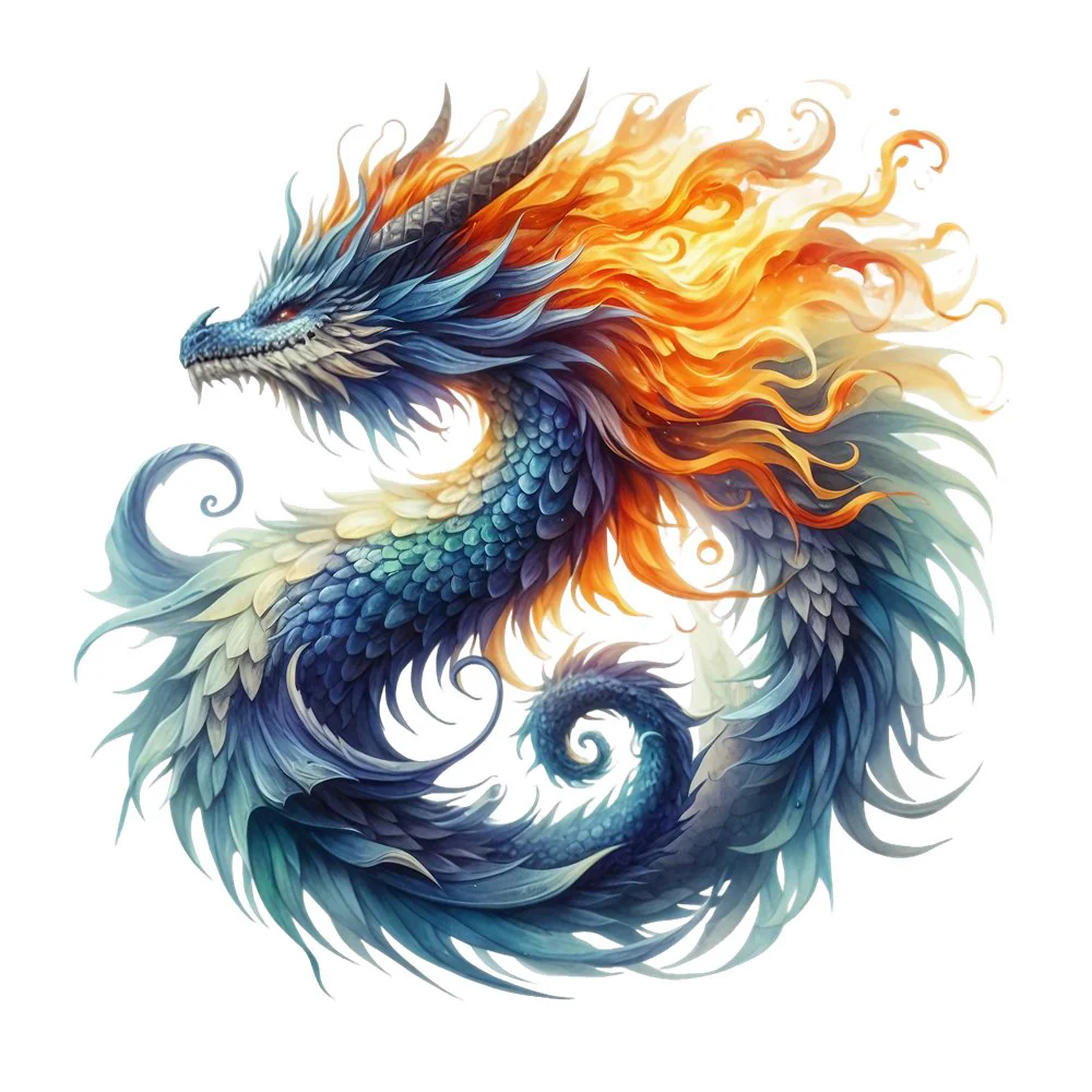 The Dragon Lair Dragon #39 Fabric Panel