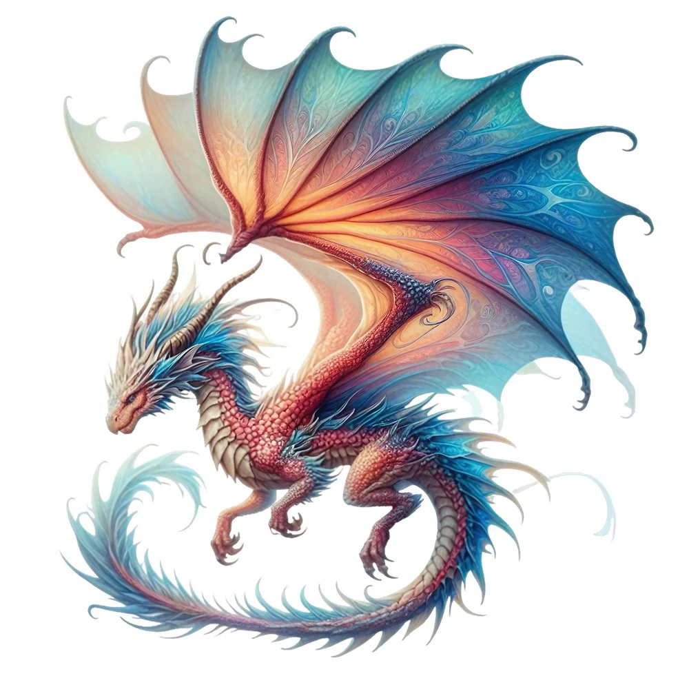 The Dragon Lair Dragon #45 Fabric Panel