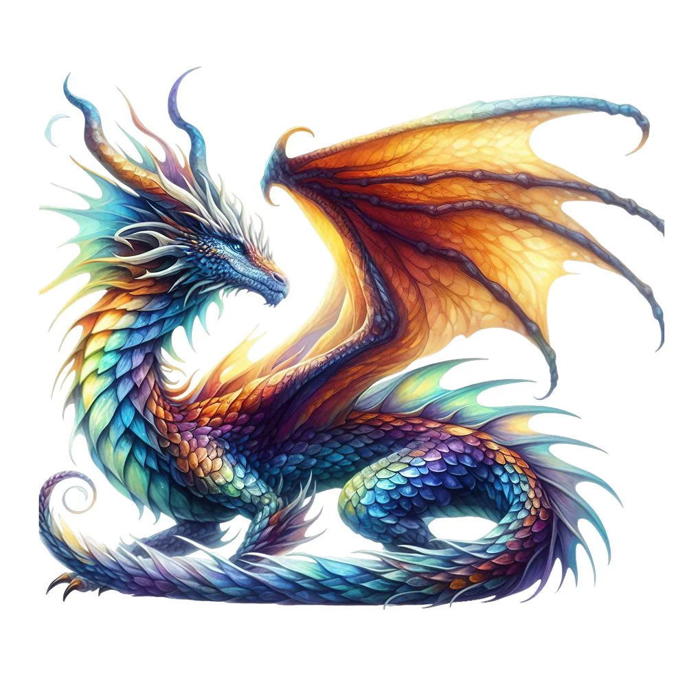 The Dragon Lair Dragon #47 Fabric Panel