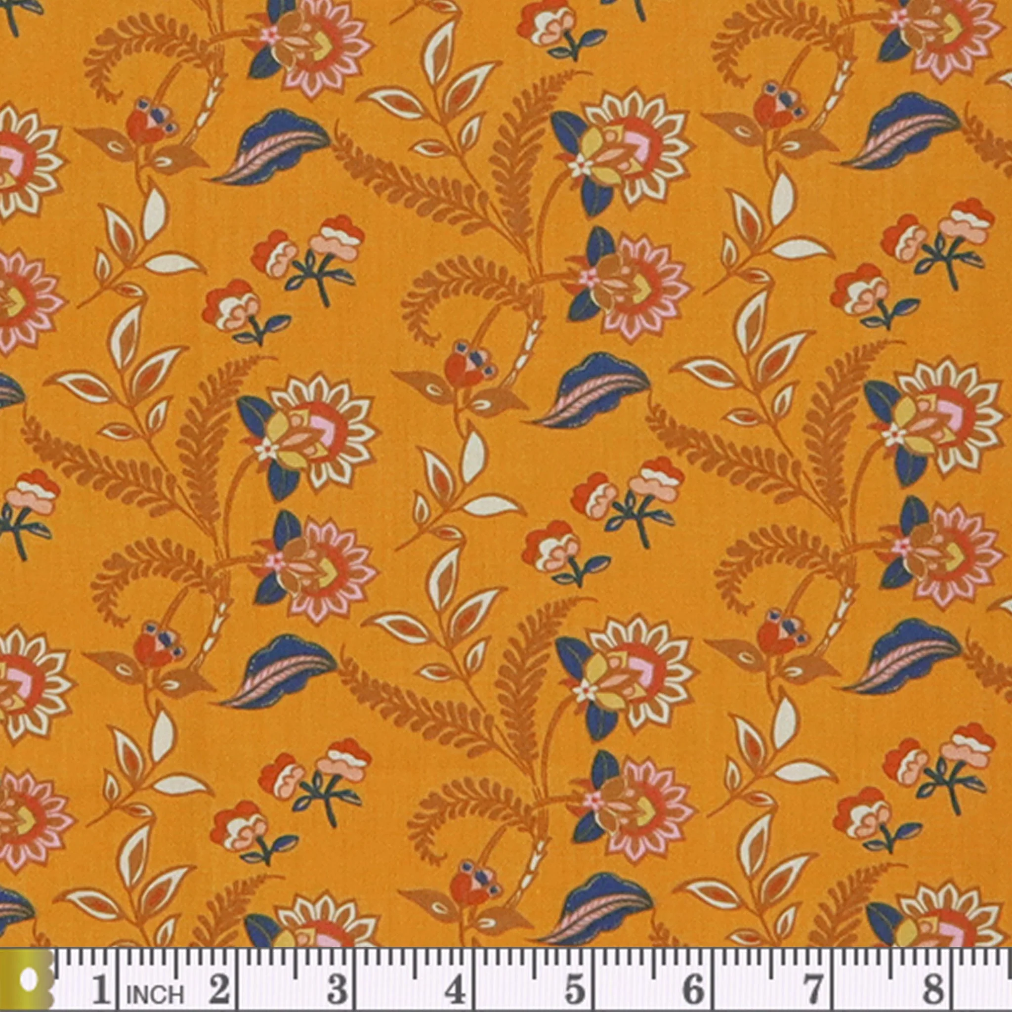 The Flower Fields Fabric Collection - Treillage Gilt - Image 2