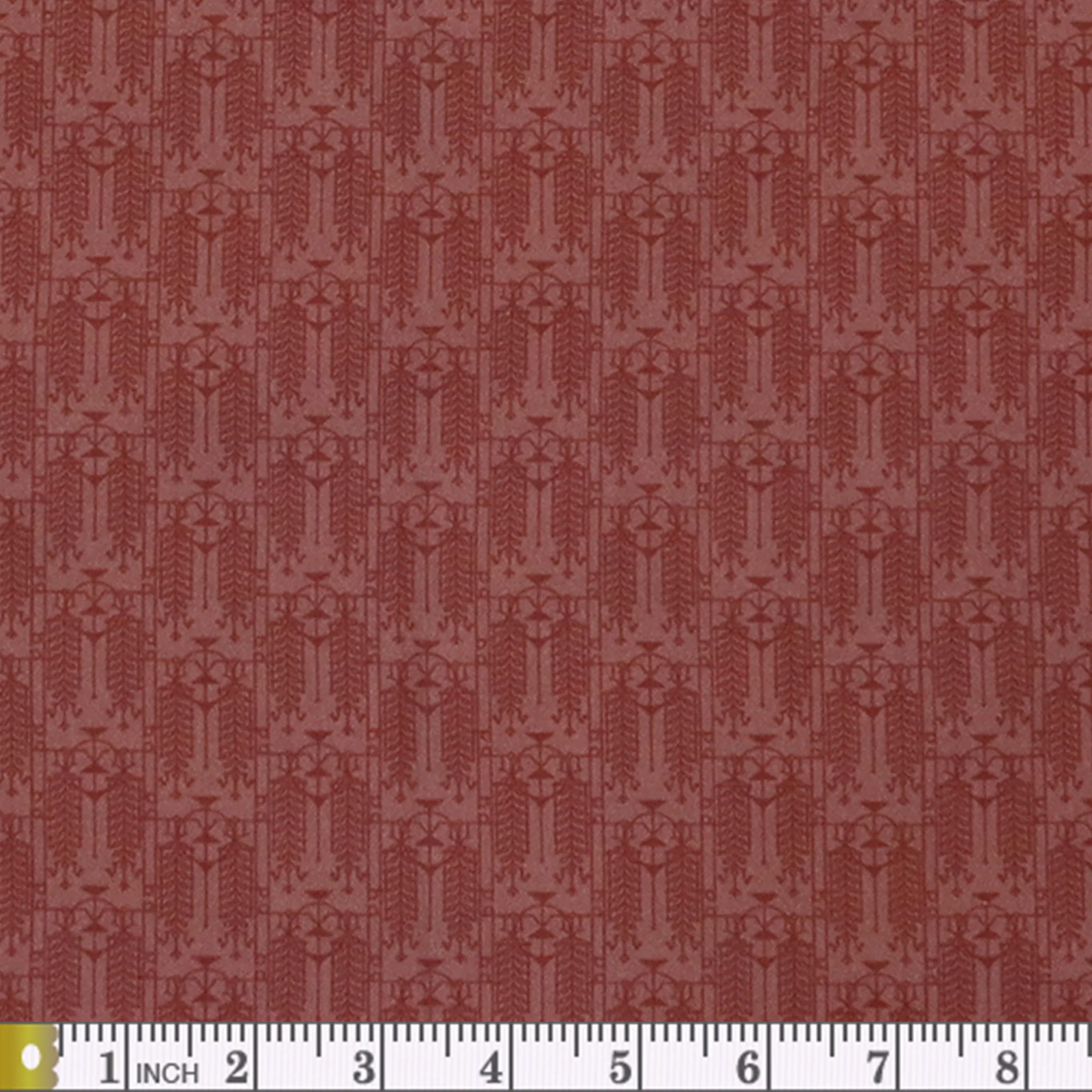 The House Beautiful Fabric Collection - Design A | Pottery Red - Image 2