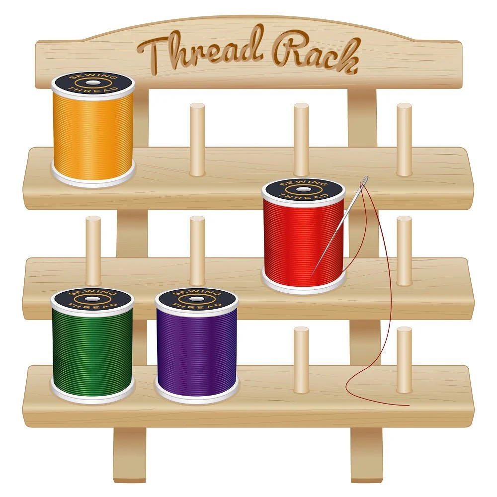 Thread Rack Fabric Panel
