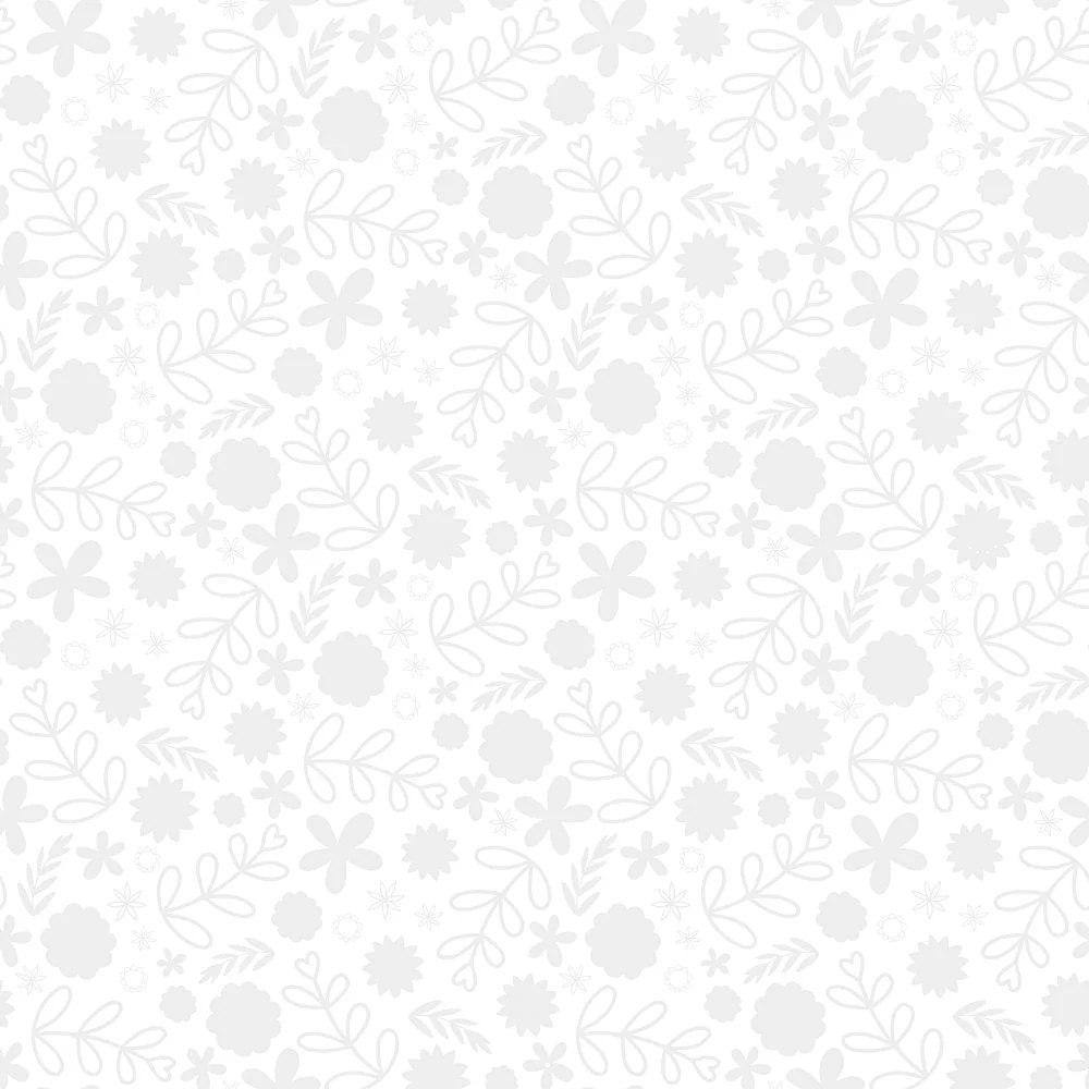 Tossed Floral Tone on Tone Fabric - Image 2
