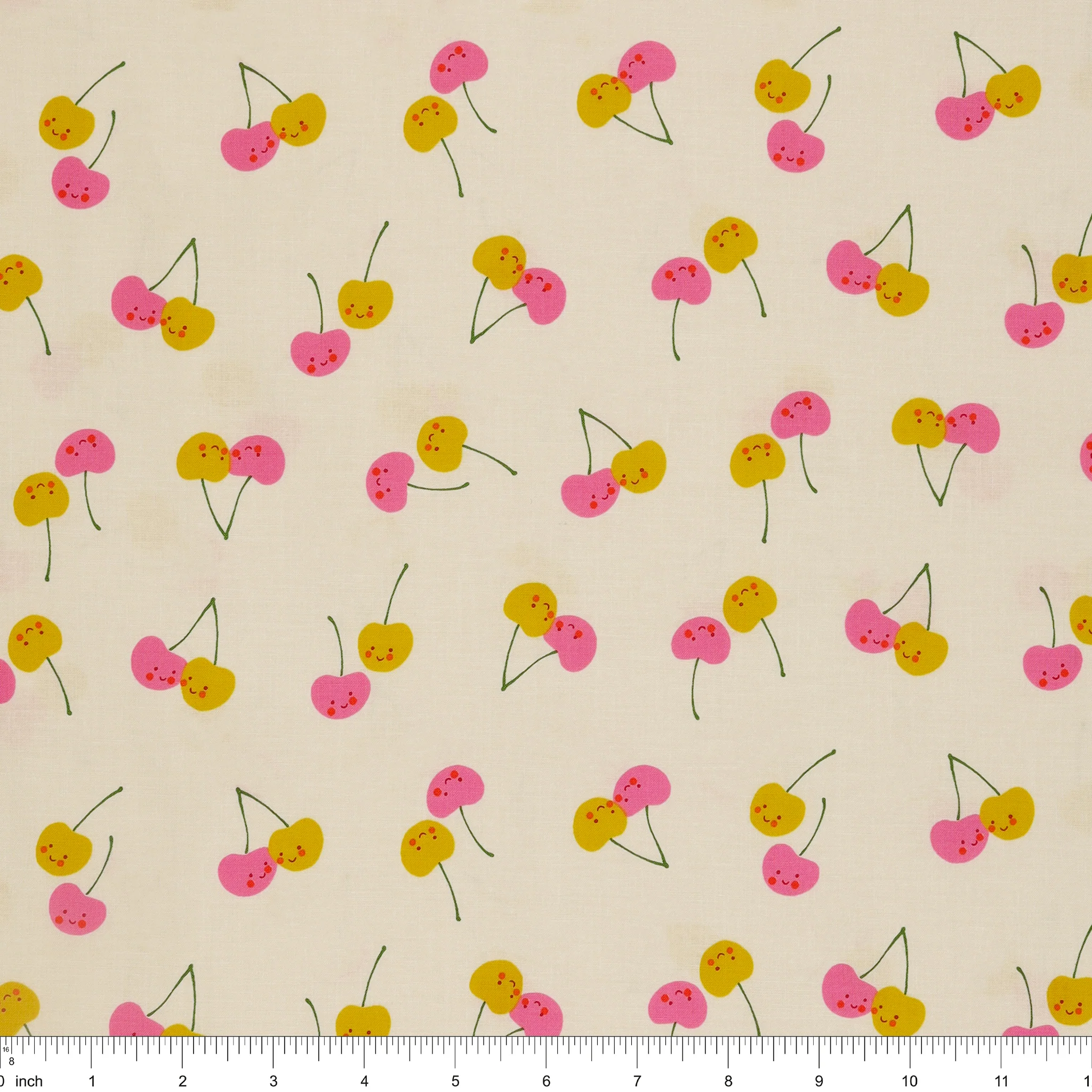 Trinketry Fabric Collection - Cherry Friends Natural - Image 3