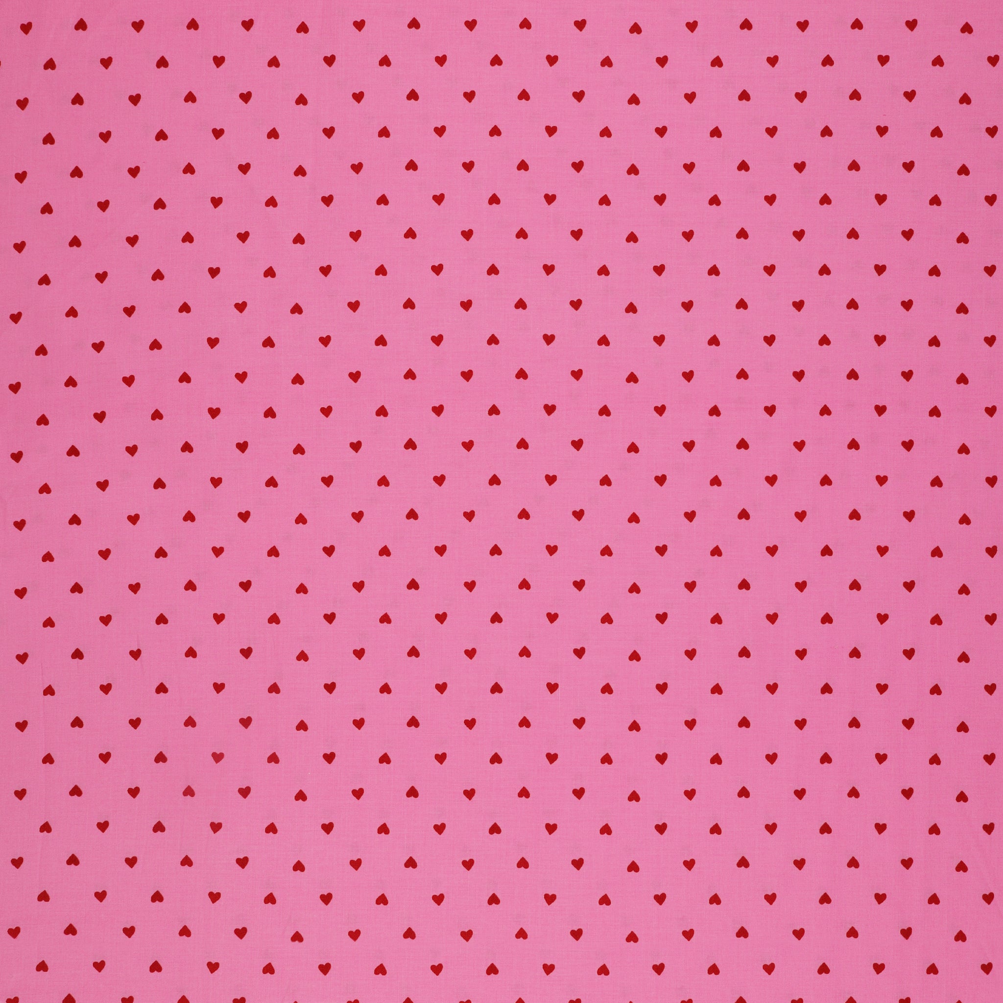 Trinketry Fabric Collection - Hearts Flamingo