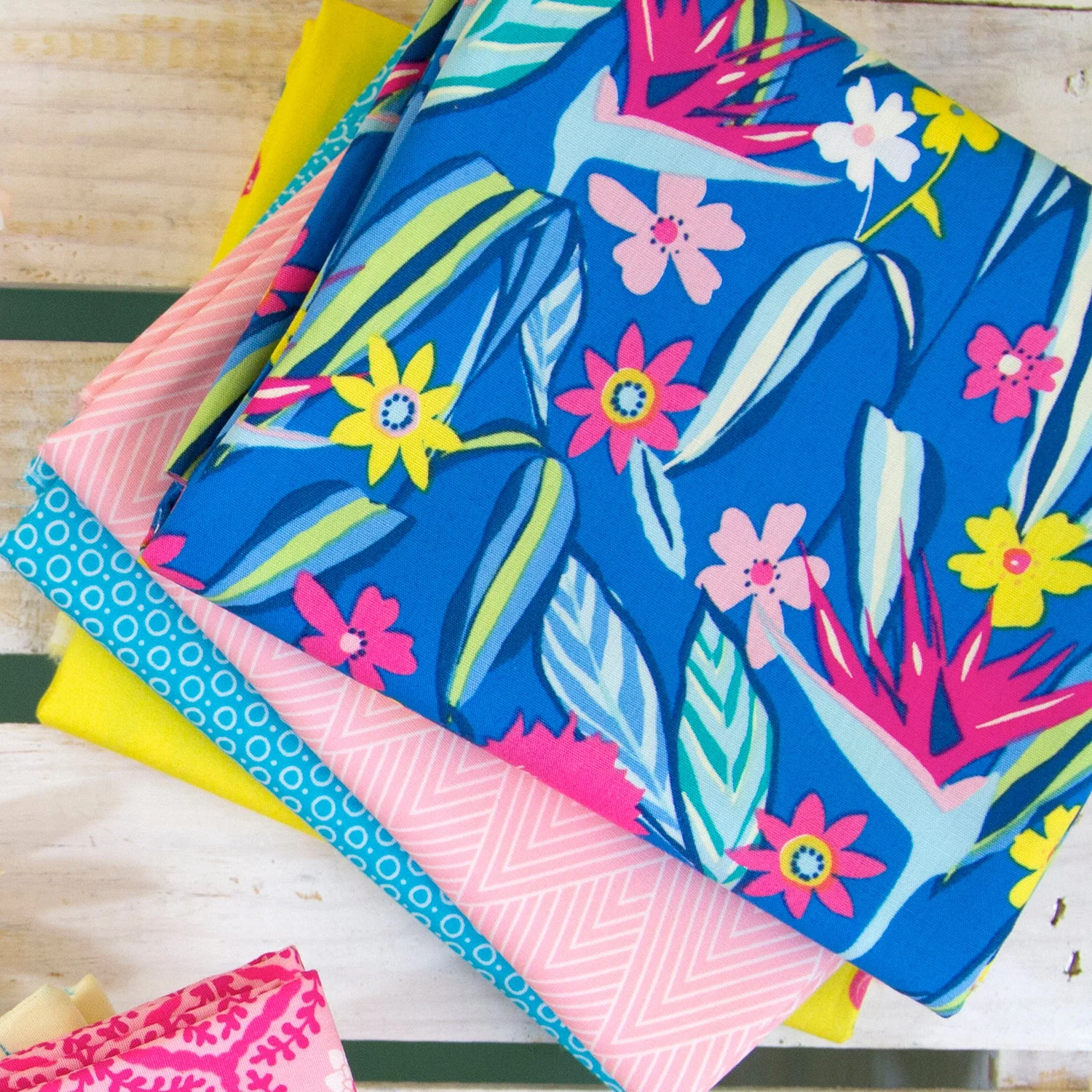 Tropic Like Its Hot Fabric in Rayon - Image 2