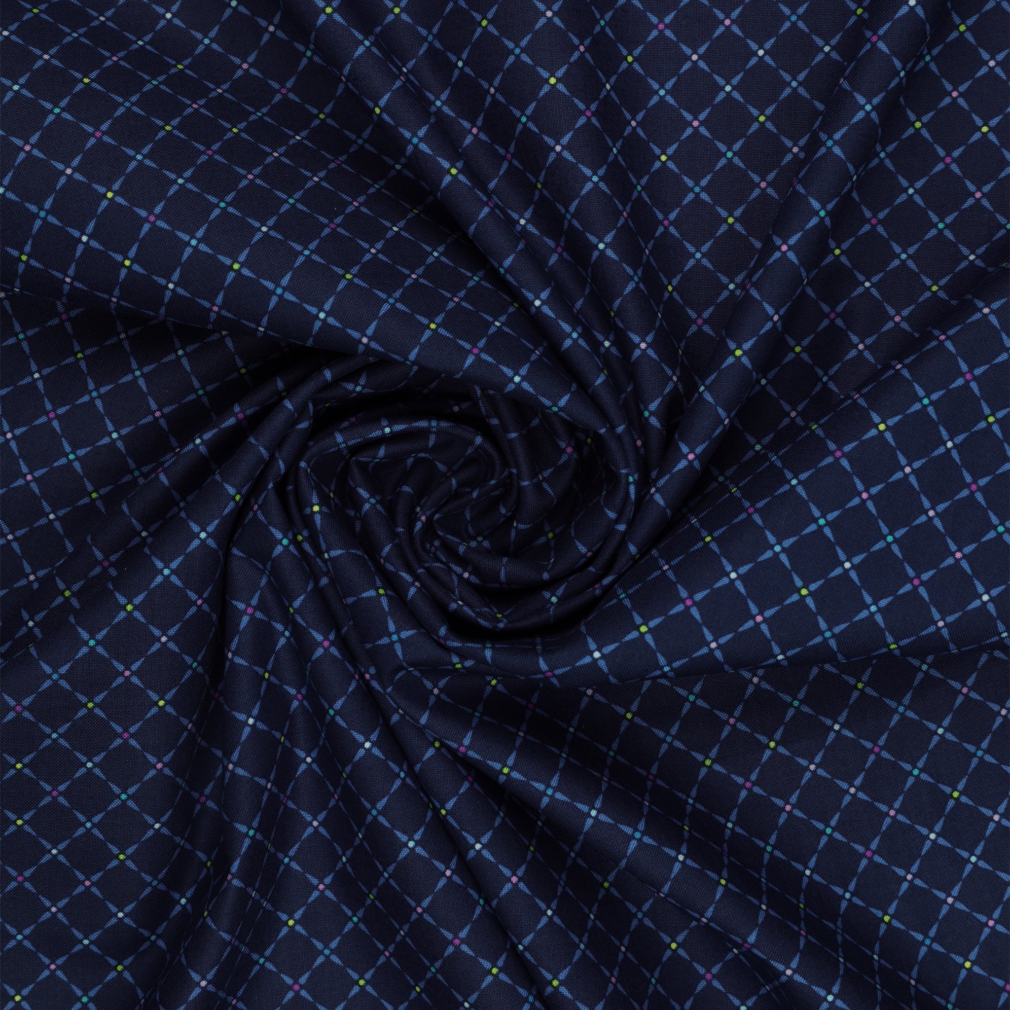 Twilight Serenade Fabric Collection - Crosshatch Indigo - Image 2