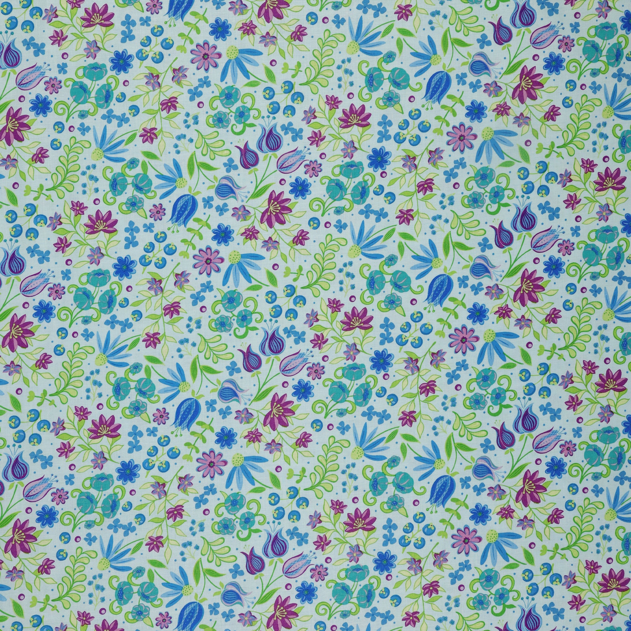 Twilight Serenade Fabric Collection - Cutting Garden Powder Blue
