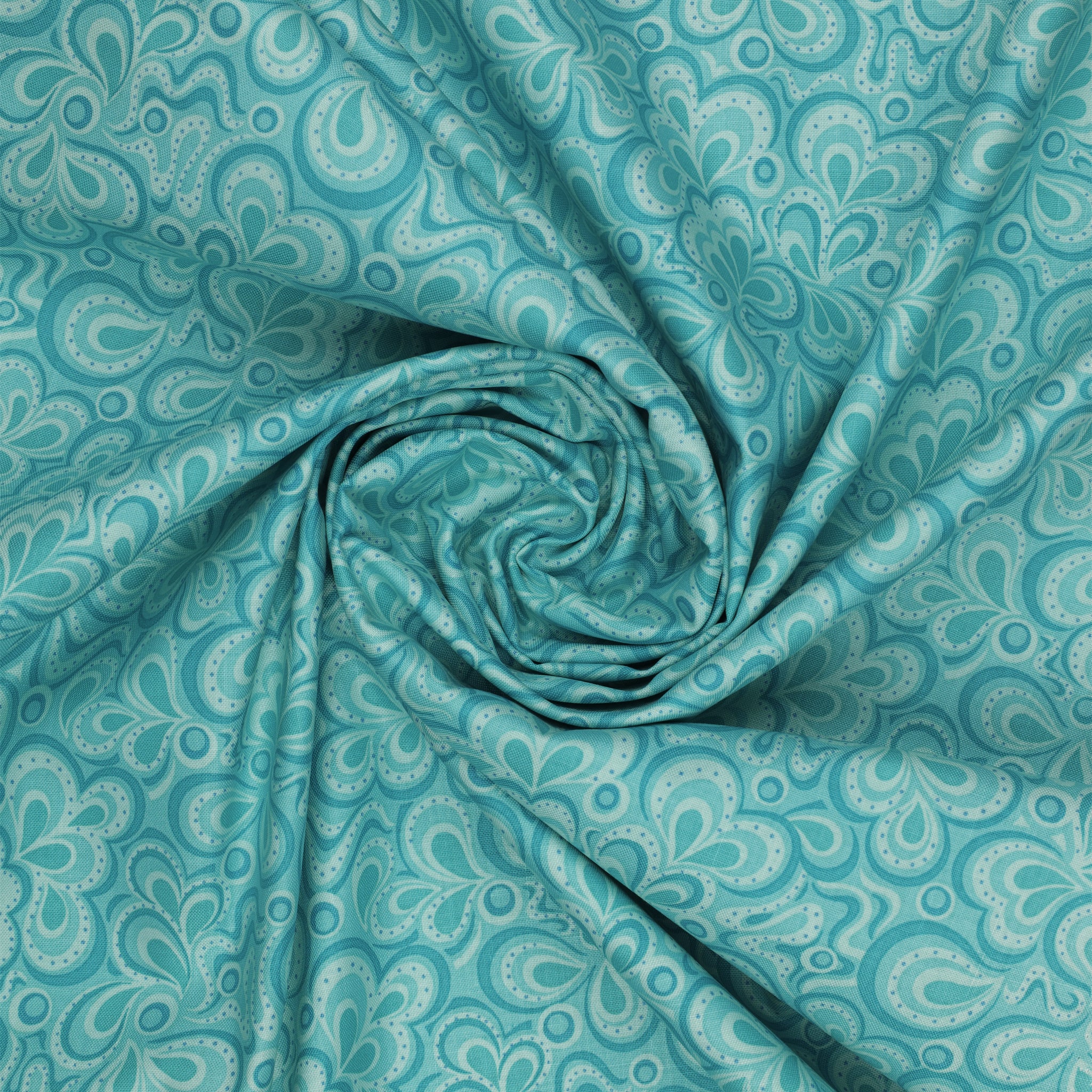 Twilight Serenade Fabric Collection - River Ocean - Image 2