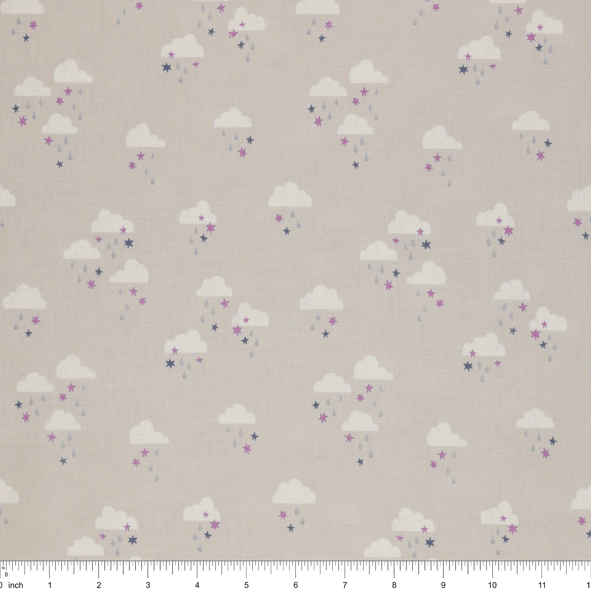 Twinkle Little Star Fabric Collection - Dream Skies Gray - Image 3