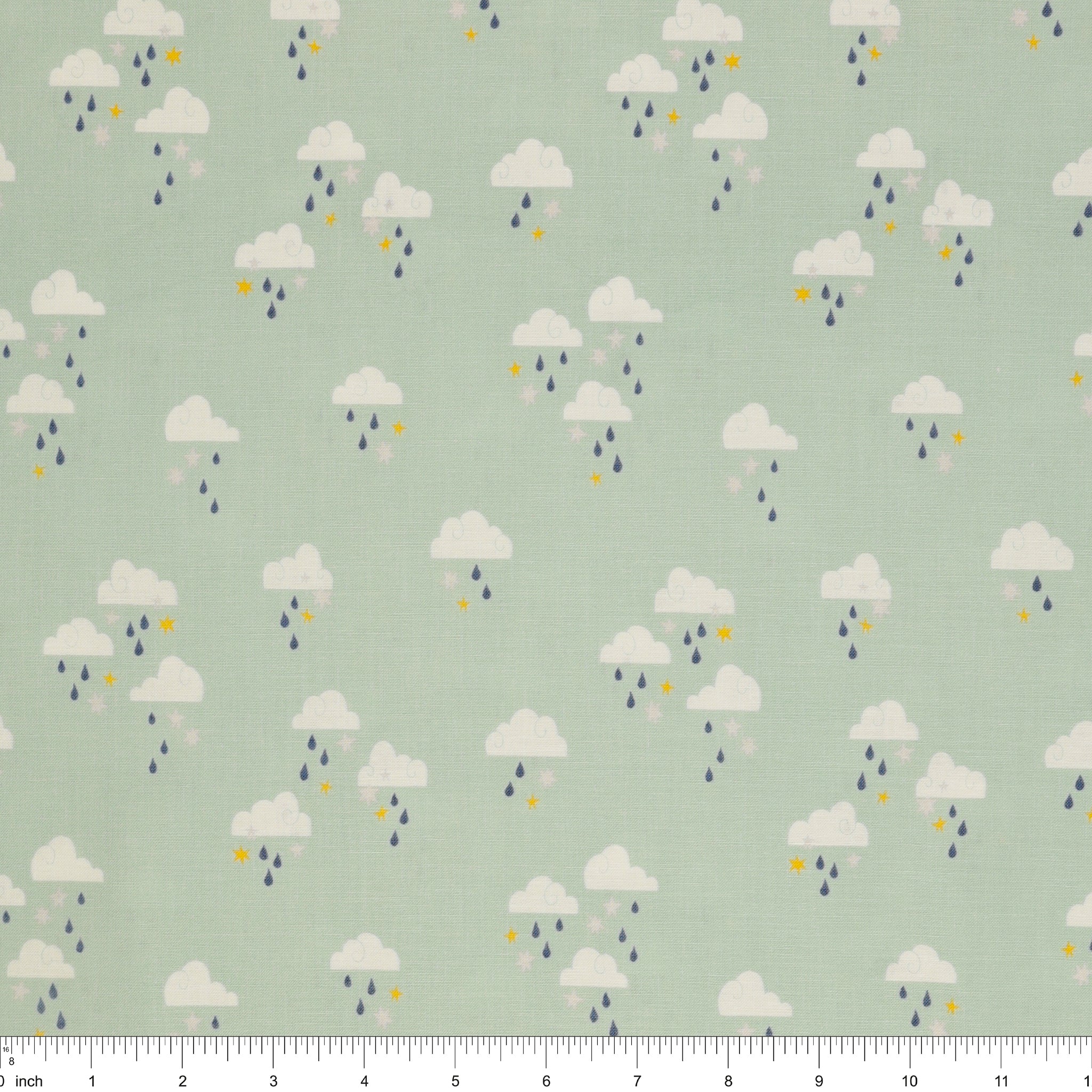 Twinkle Little Star Fabric Collection - Dream Skies Mist - Image 3