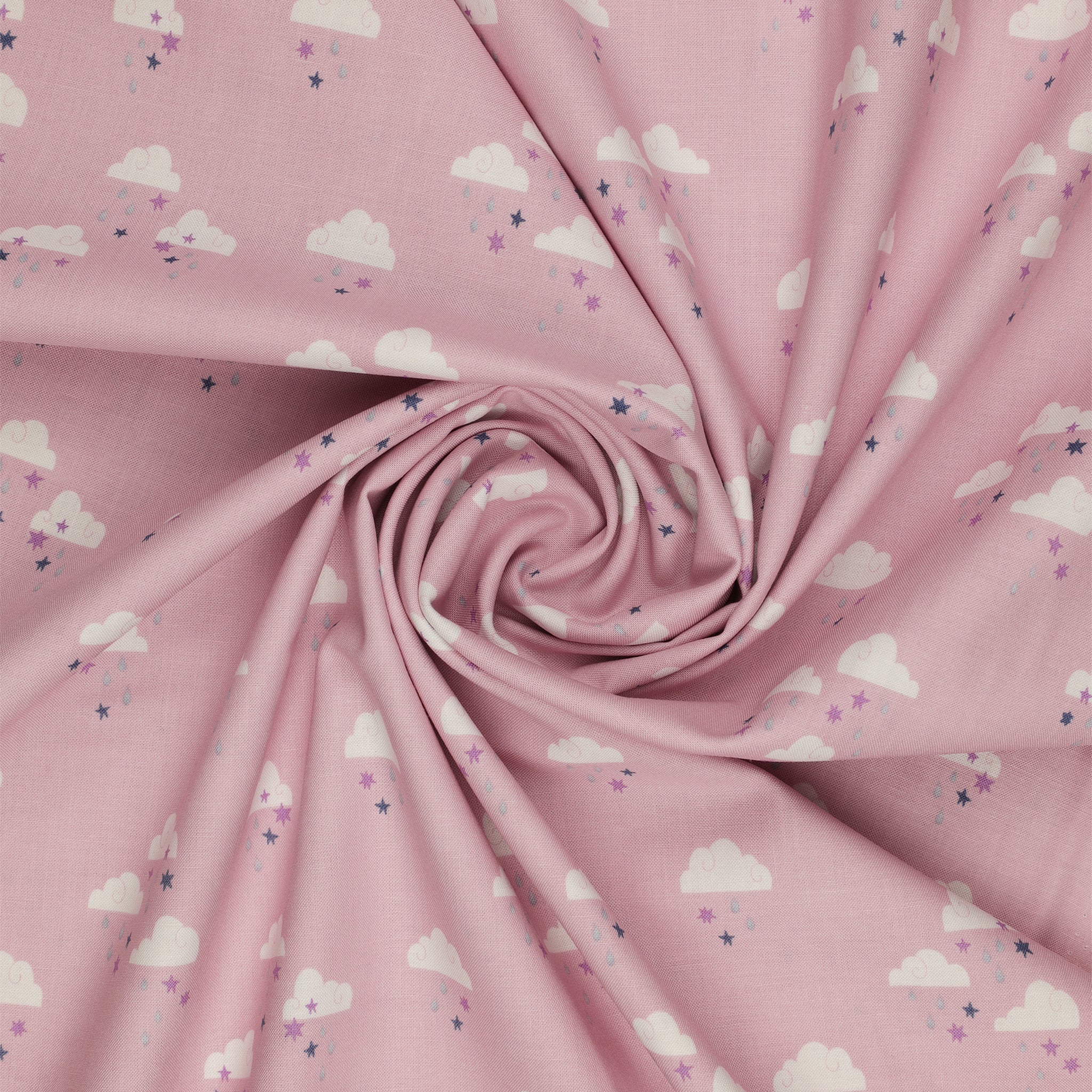 Twinkle Little Star Fabric Collection - Dream Skies Pink - Image 2