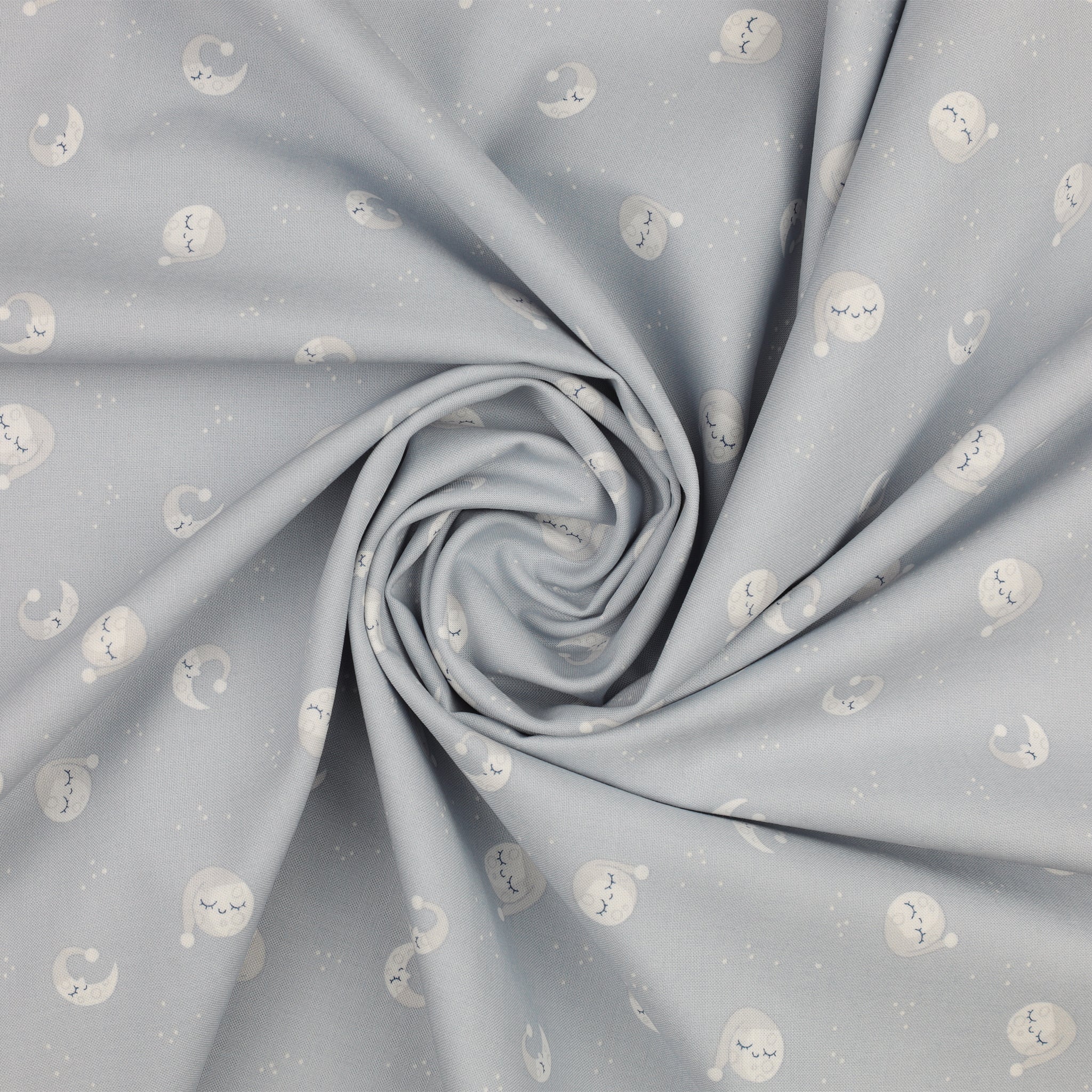 Twinkle Little Star Fabric Collection - Goodnight Moon Blue - Image 2