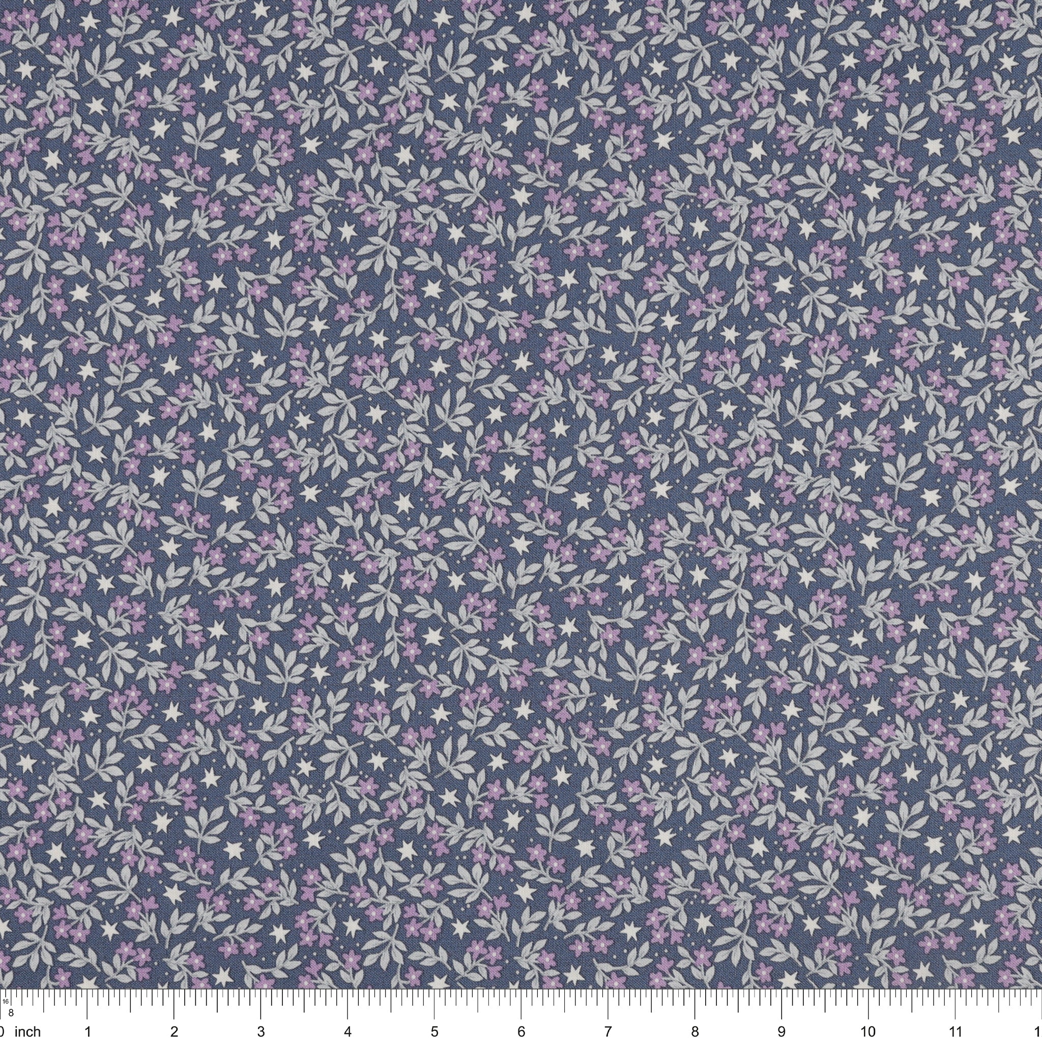 Twinkle Little Star Fabric Collection - Jasmine Stars Denim - Image 3