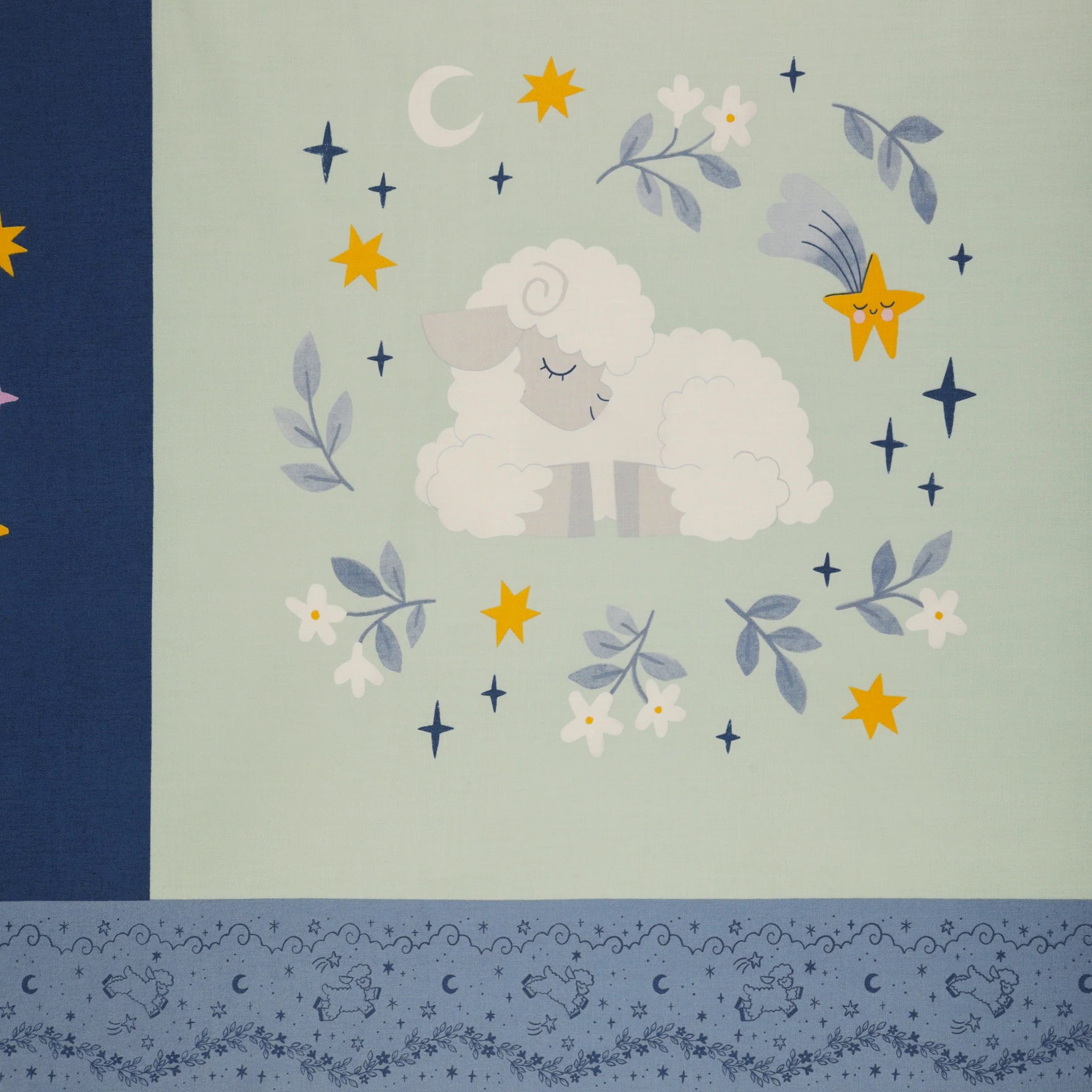 Twinkle Little Star Fabric Collection - Pillow Panel - Image 5