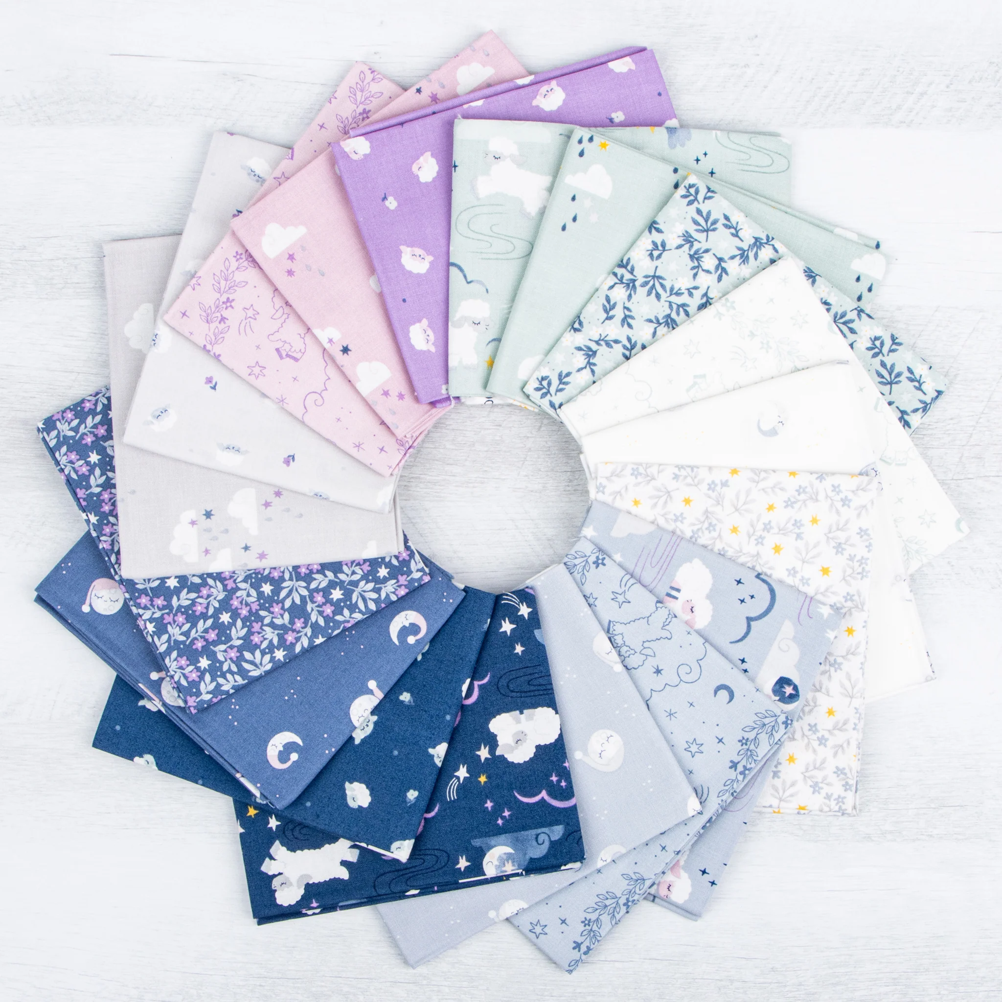 Twinkle Little Star Fabric Collection - Main Mist - Image 4