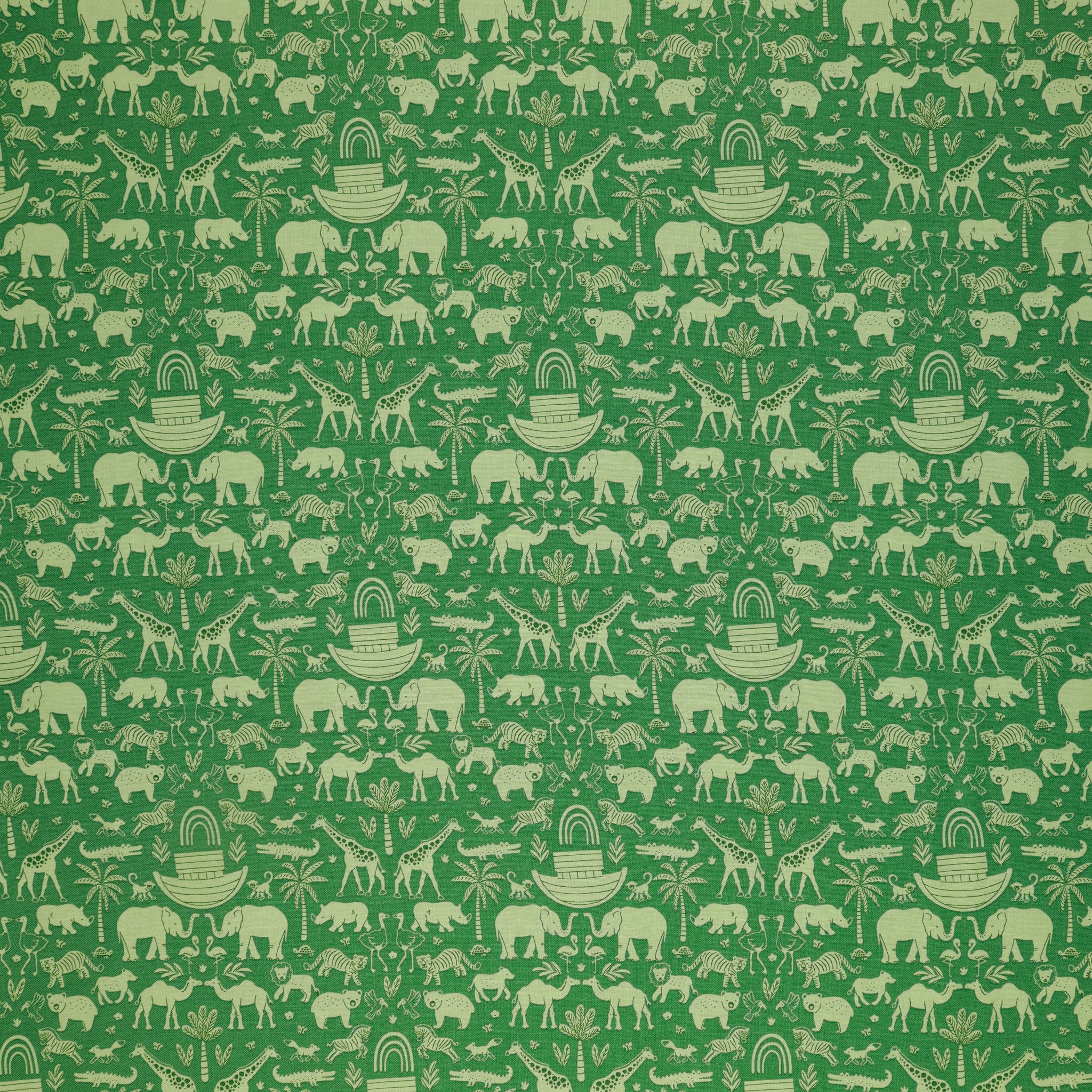 Two by Two Fabric Collection - Ark Adventures Green