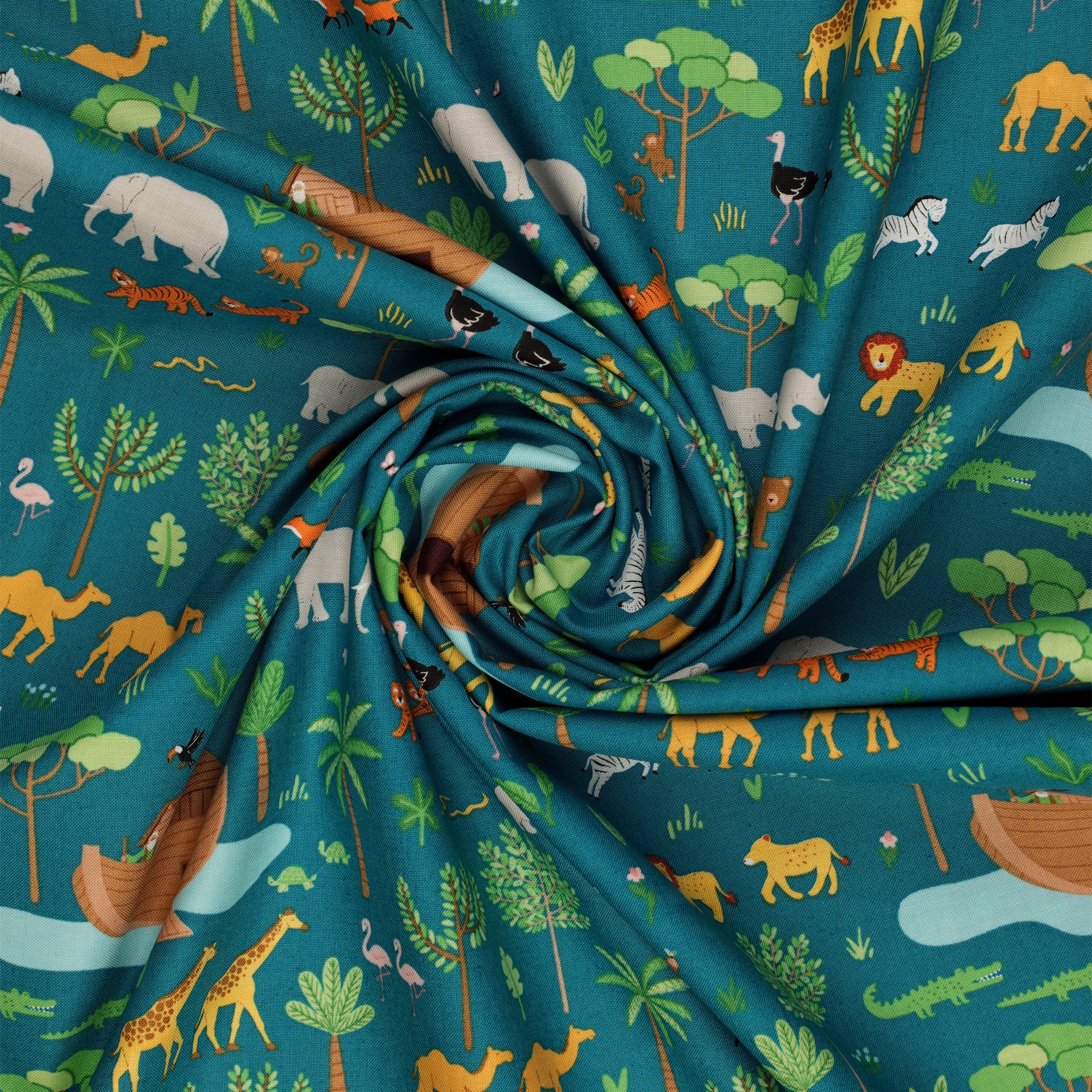 Two by Two Fabric Collection - Main Blue - Image 2