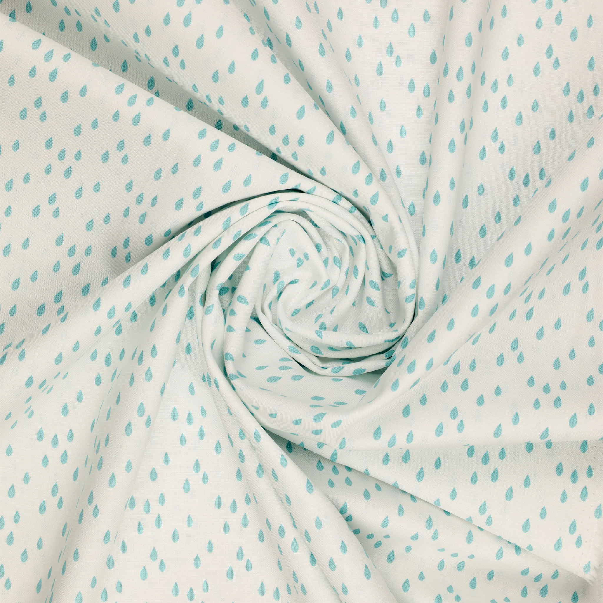 Two by Two Fabric Collection - Rainy Day White - Image 2