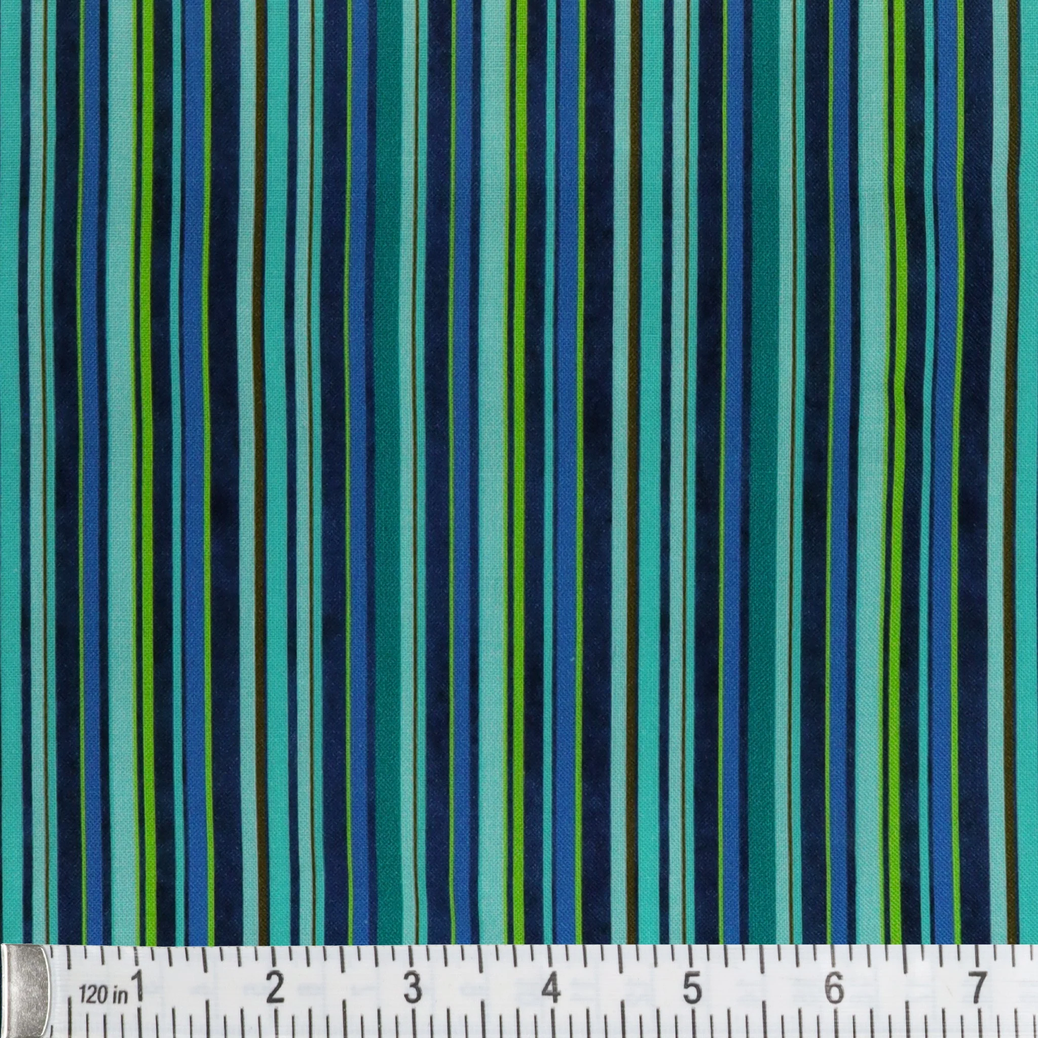 Under The Sea Fabric Collection - Cabana Stripe Turquoise - Image 3
