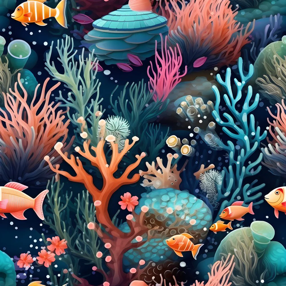 Under the Sea Pattern #8 Fabric