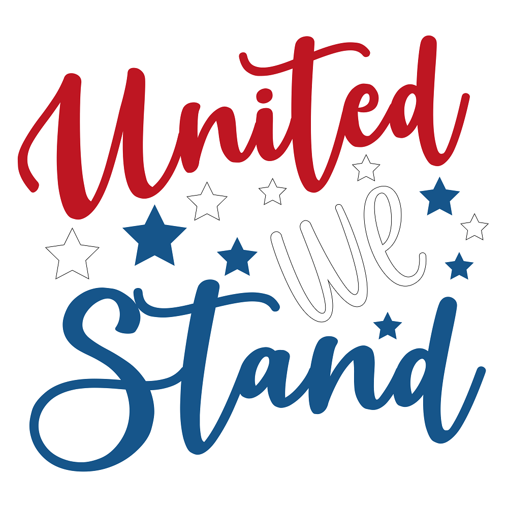 United We Stand Fabric Panel