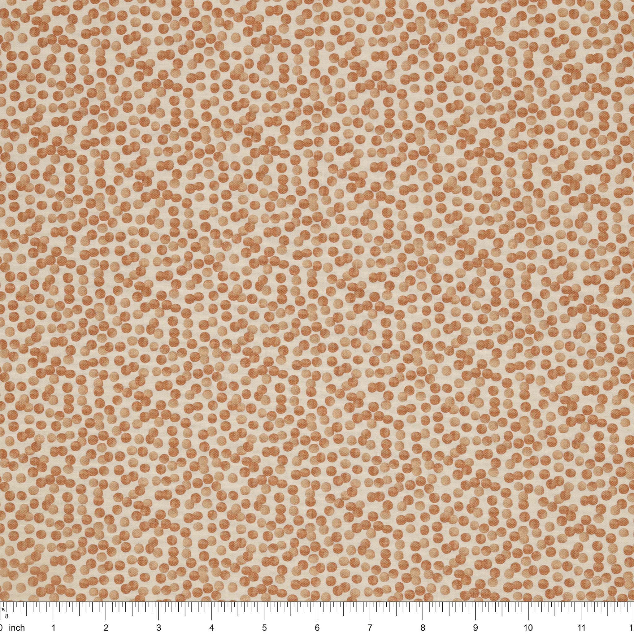Vegetable Patch Fabric Collection - Garden Peas Orange - Image 3