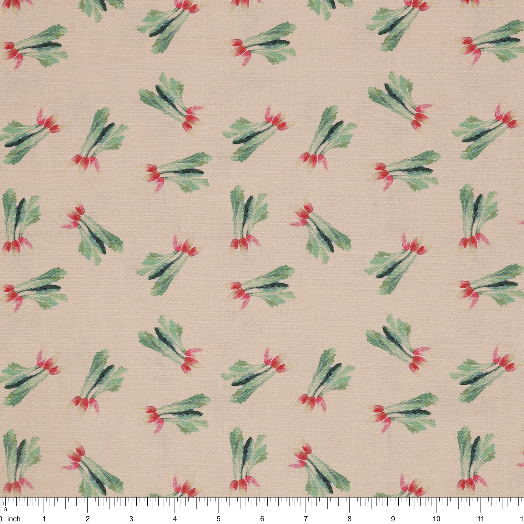 Vegetable Patch Fabric Collection - Radish Red - Image 3