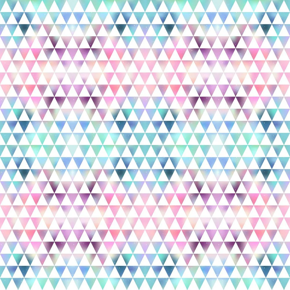 Vibrant Geometric Triangle Fabric