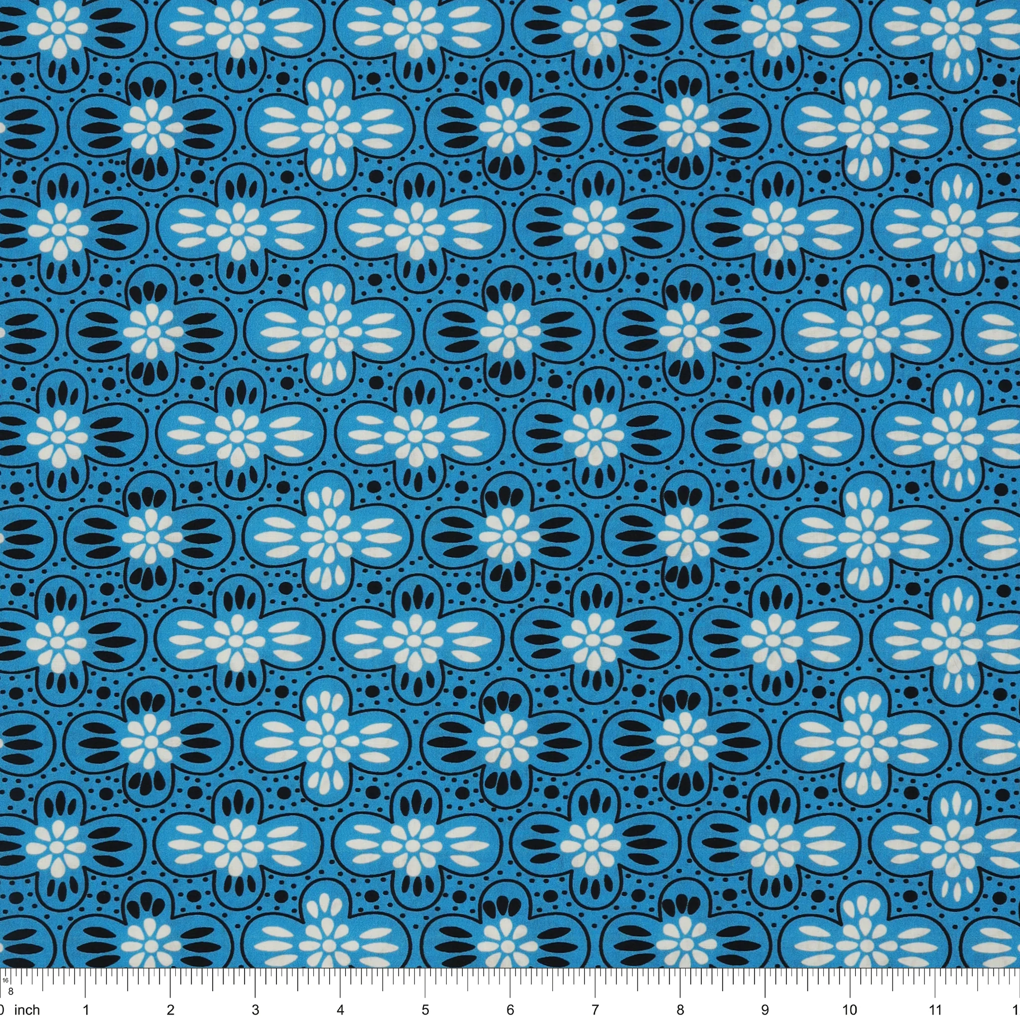 Villa Sol 108" Wide Quilt Backing - Cottage Stripe Deep - Image 3