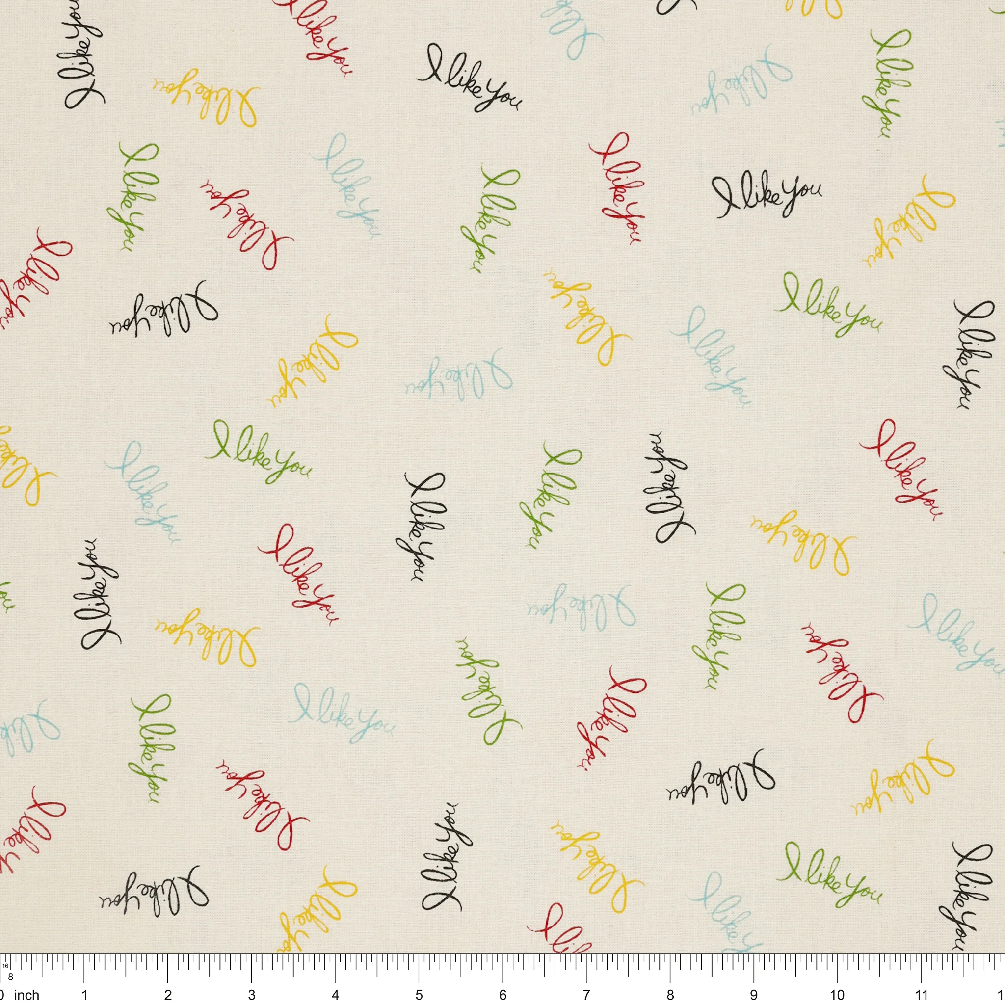Villa Sol 108" Wide Quilt Backing - I Like You Ivory - Image 3