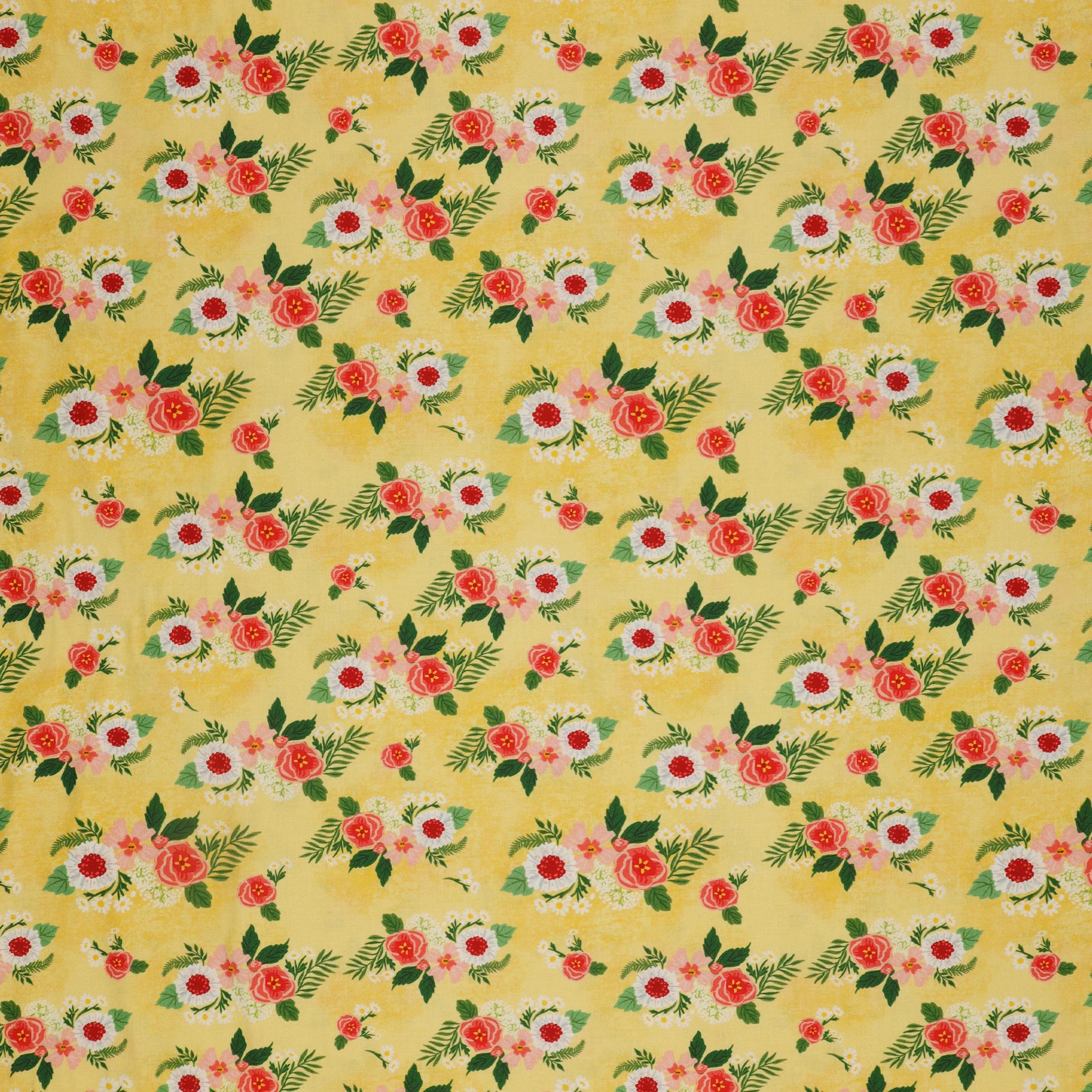 Villa Sol Fabric Collection - Floral Bunches Sunburst