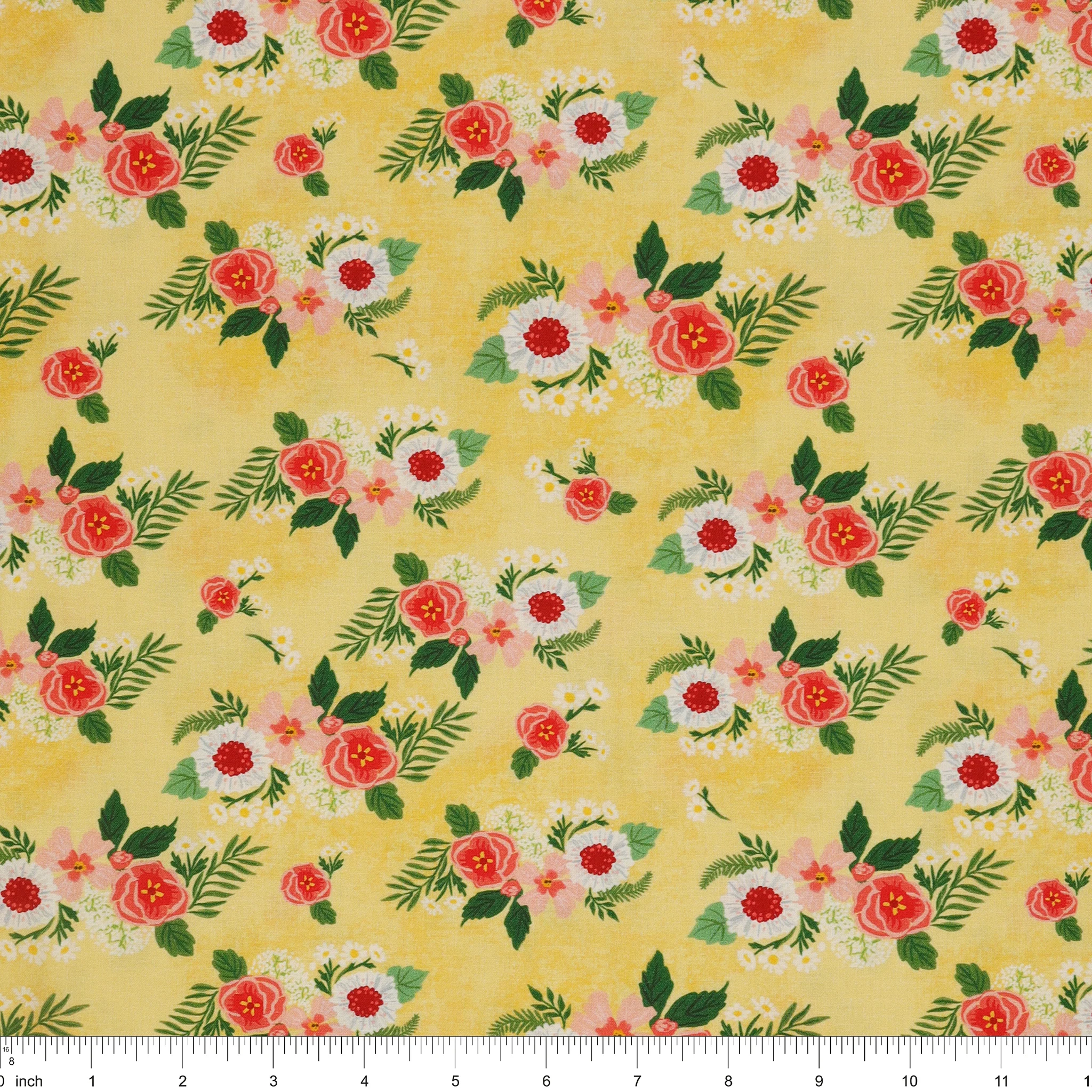 Villa Sol Fabric Collection - Floral Bunches Sunburst - Image 3