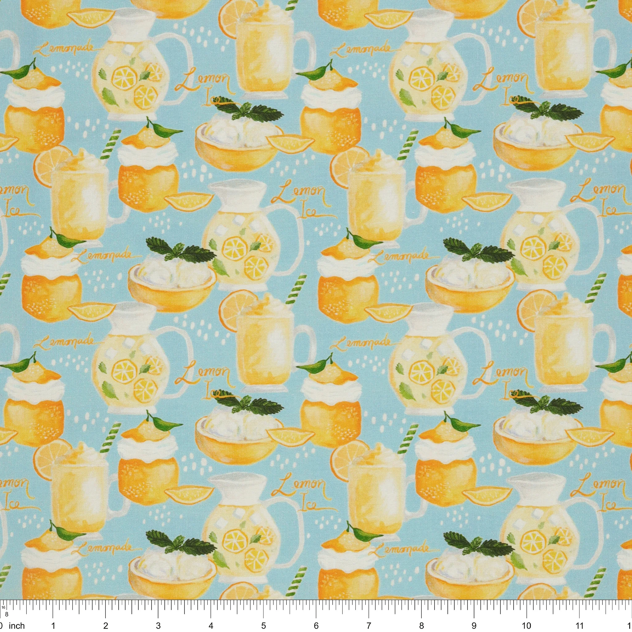Villa Sol Fabric Collection - Lemonade Azure - Image 3