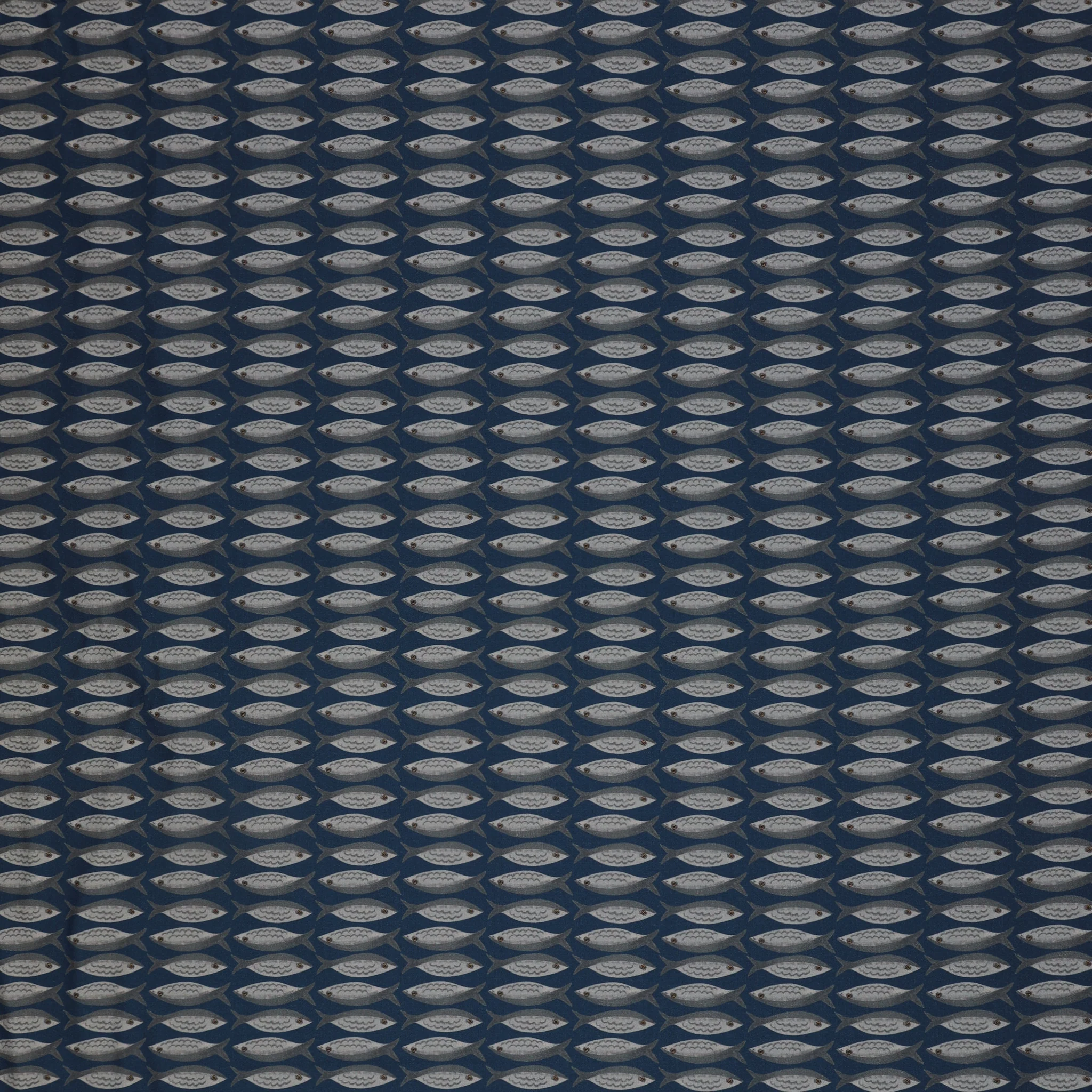 Villa Sol Fabric Collection - Little Fishies Navy