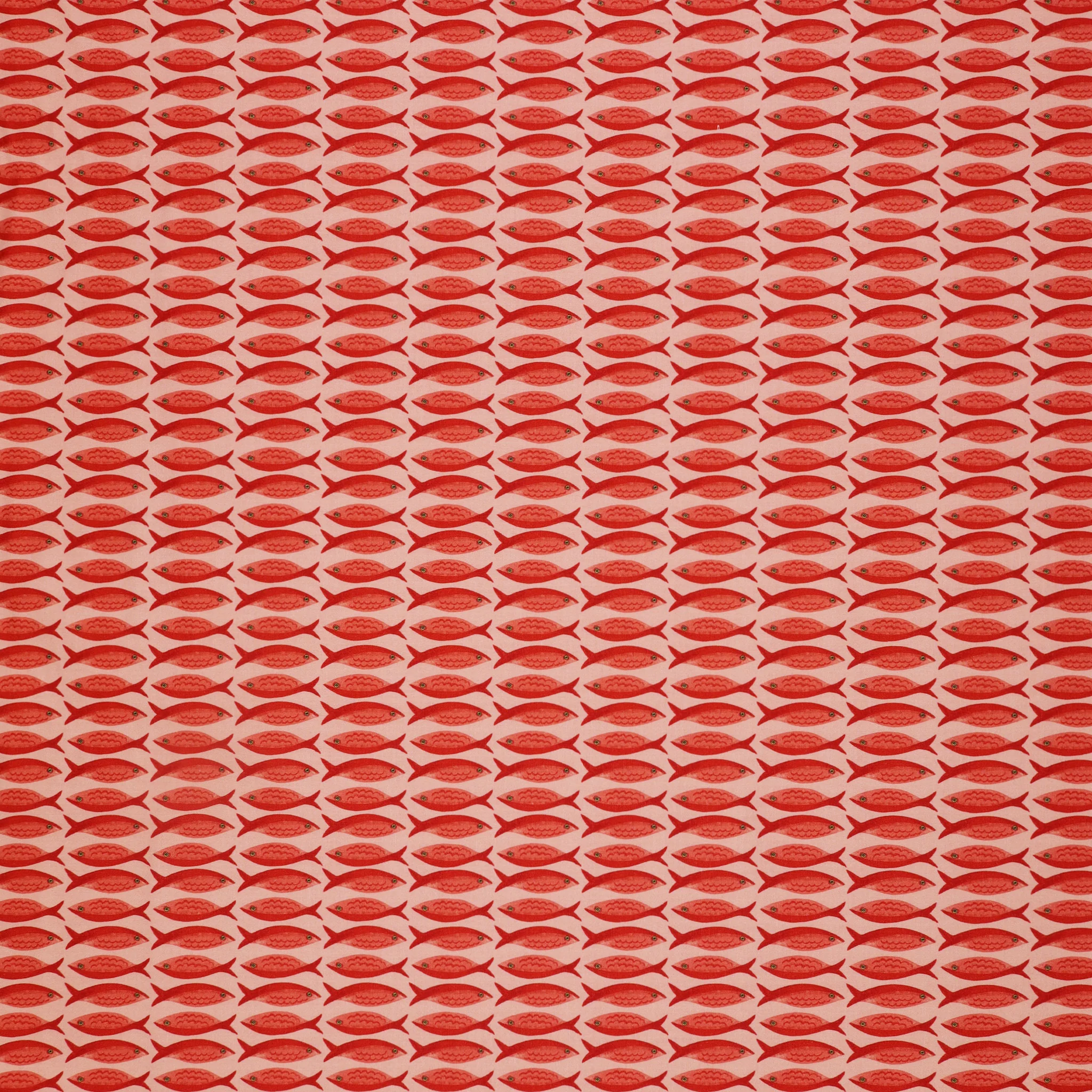 Villa Sol Fabric Collection - Little Fishies Salmon