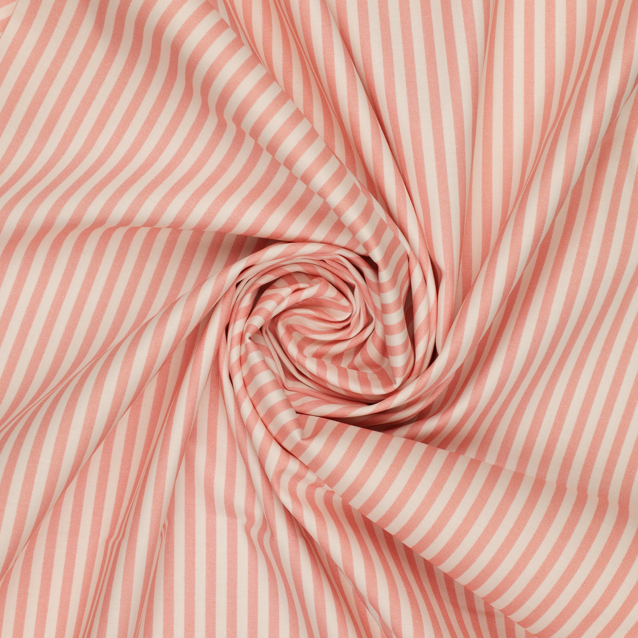 Villa Sol Fabric Collection - Narrow Stripe Pink - Image 2