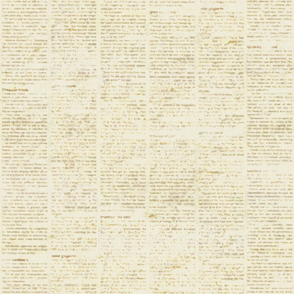 Vintage Blurred Newspaper Fabric