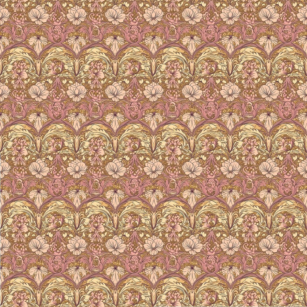 Vintage Fairytale Pattern #3 Fabric