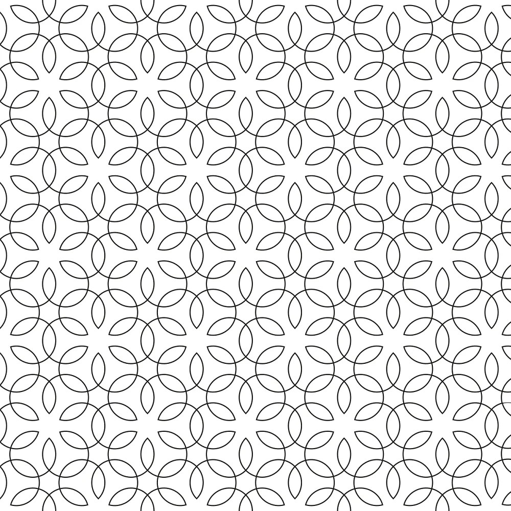 Vintage Flourish Fabric - Black/White