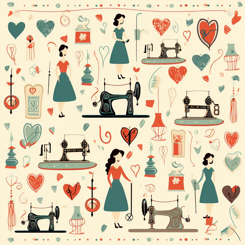 Vintage Sewing Party #1 Fabric