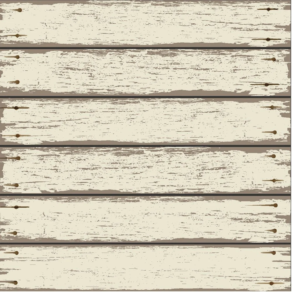 Vintage Wood Planks Fabric - Grey