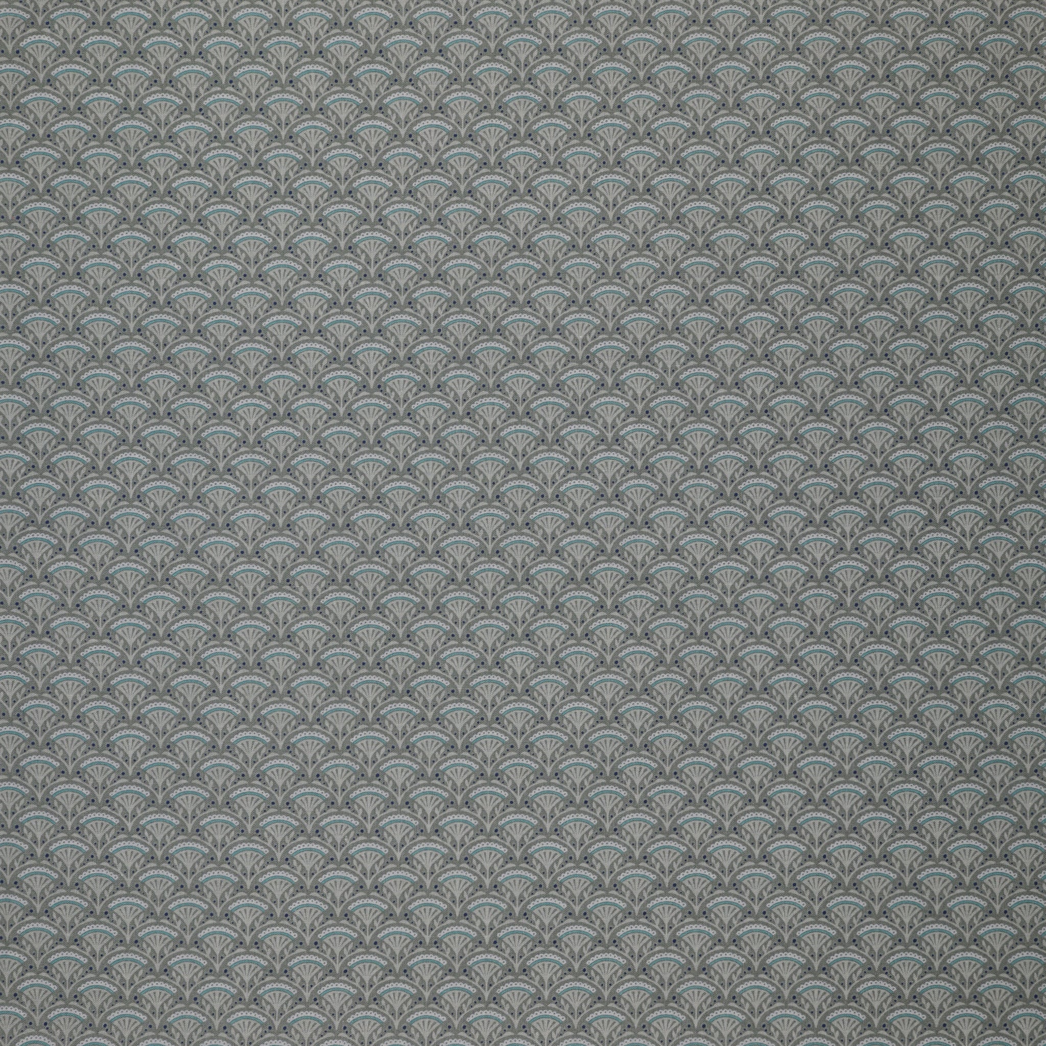 Wander Lane Fabric Collection - Blossom Scallop Slate